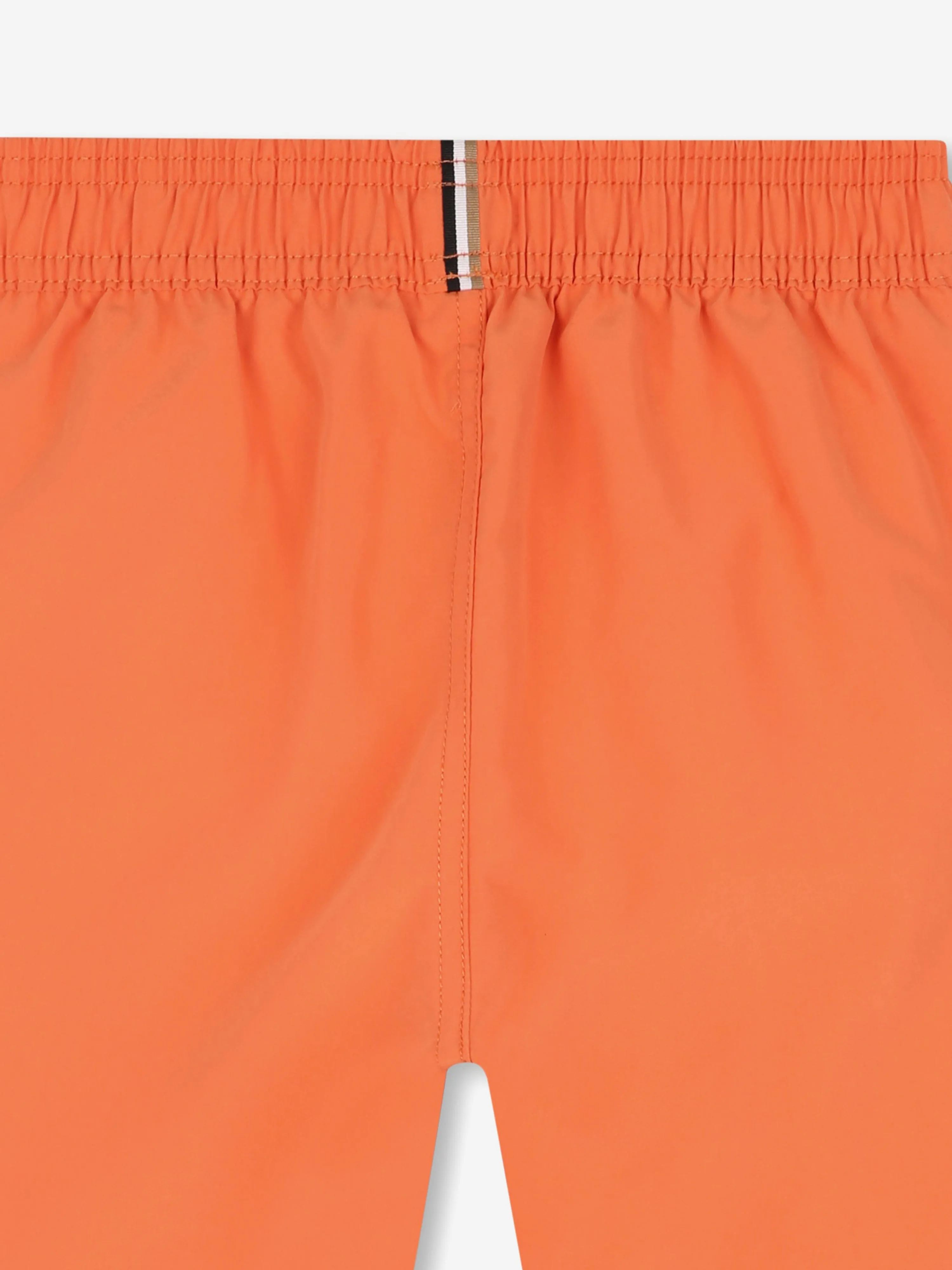 Short de bain imprimé logo BOSS Boys en orange