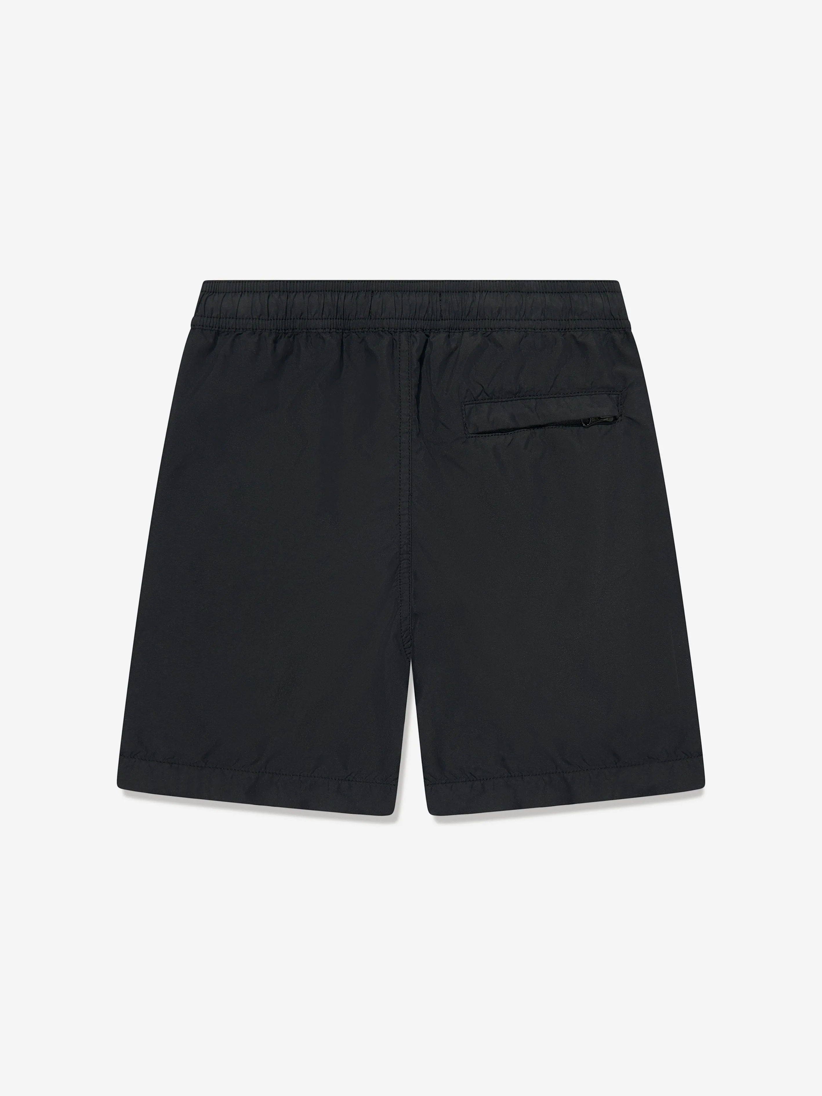 Short de bain avec logo Compass pour garçons en noir