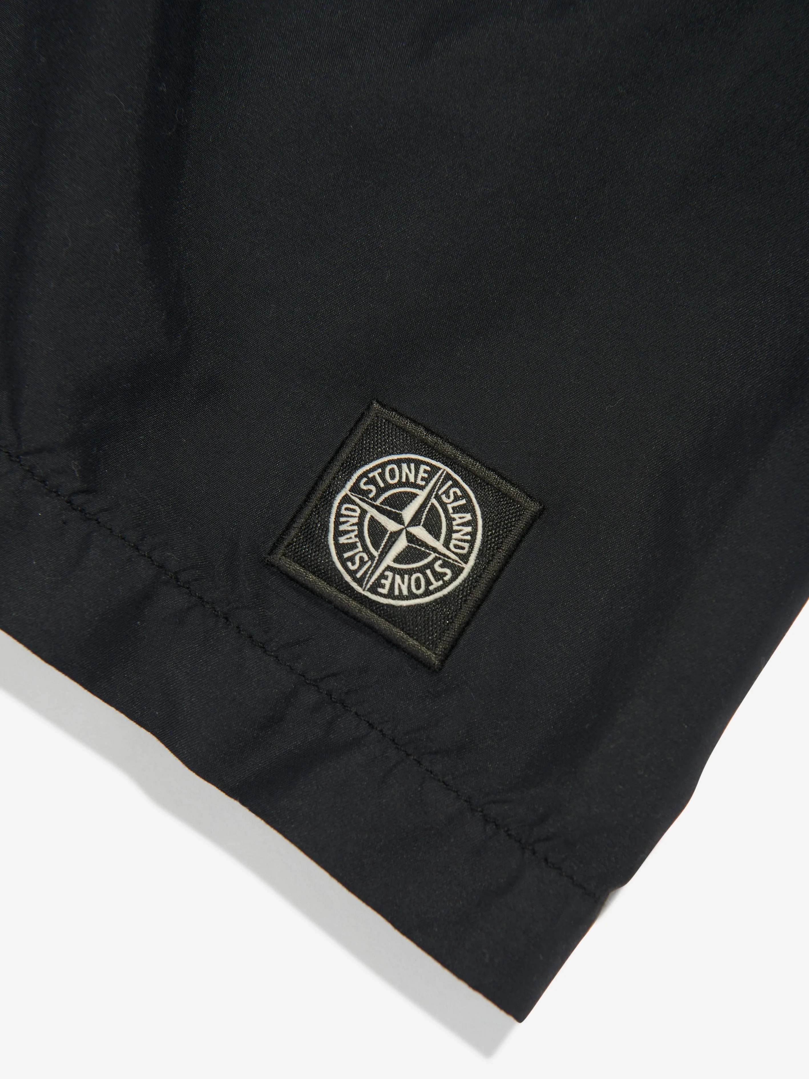 Short de bain avec logo Compass pour garçons en noir