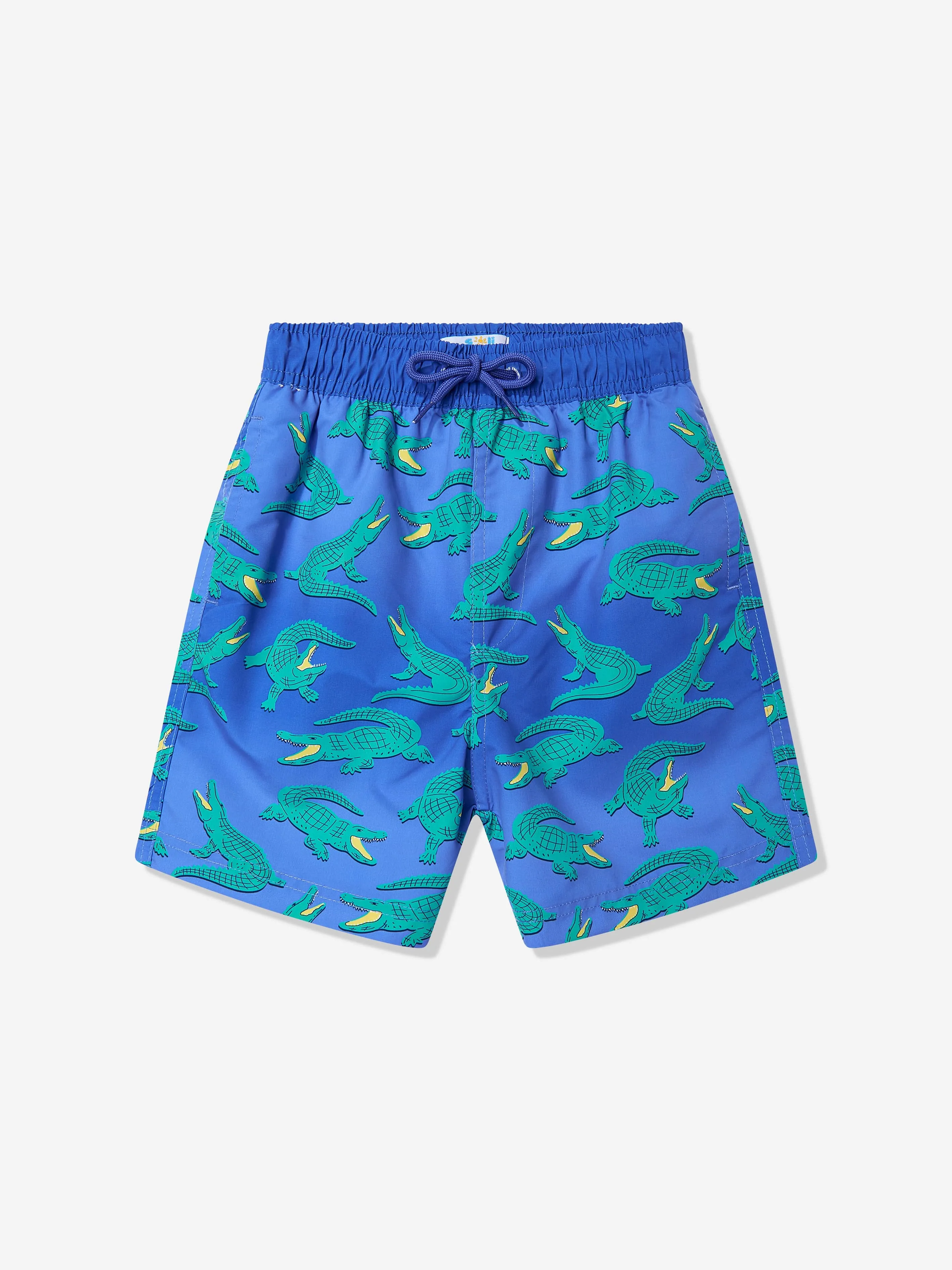Short de plage crocodile pour garçons en bleu (UPF50 )