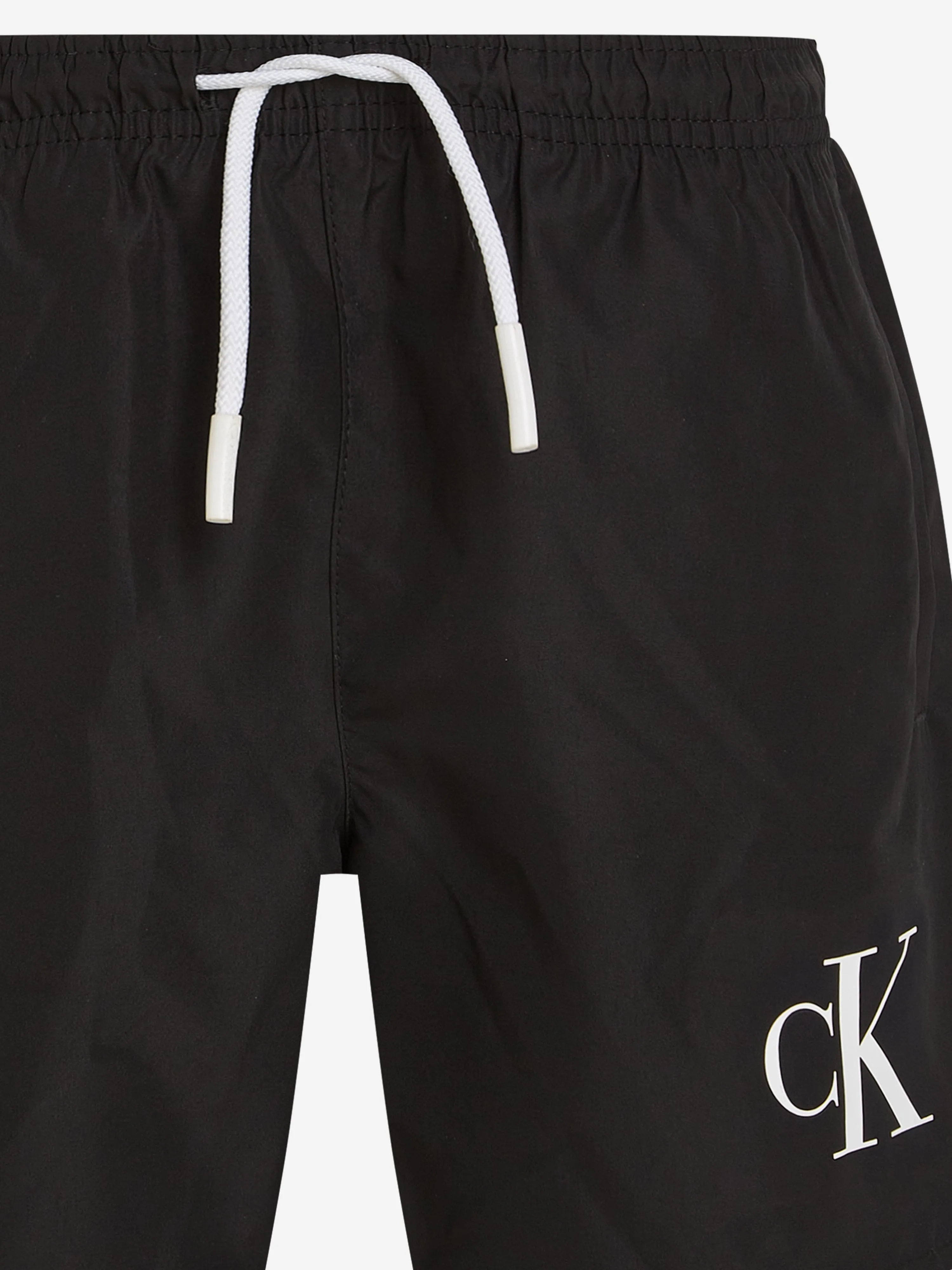 Short de bain pour garçons avec logo en noir
