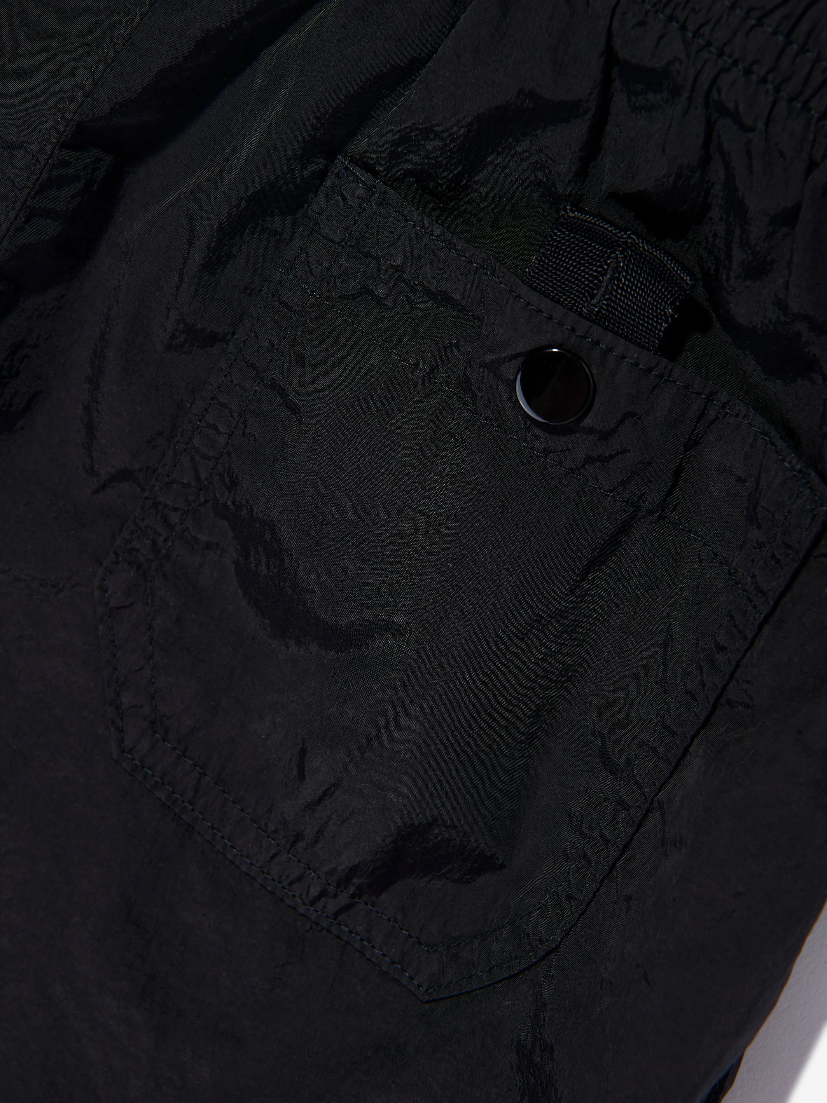 Short de bain pour garçons avec logo en noir