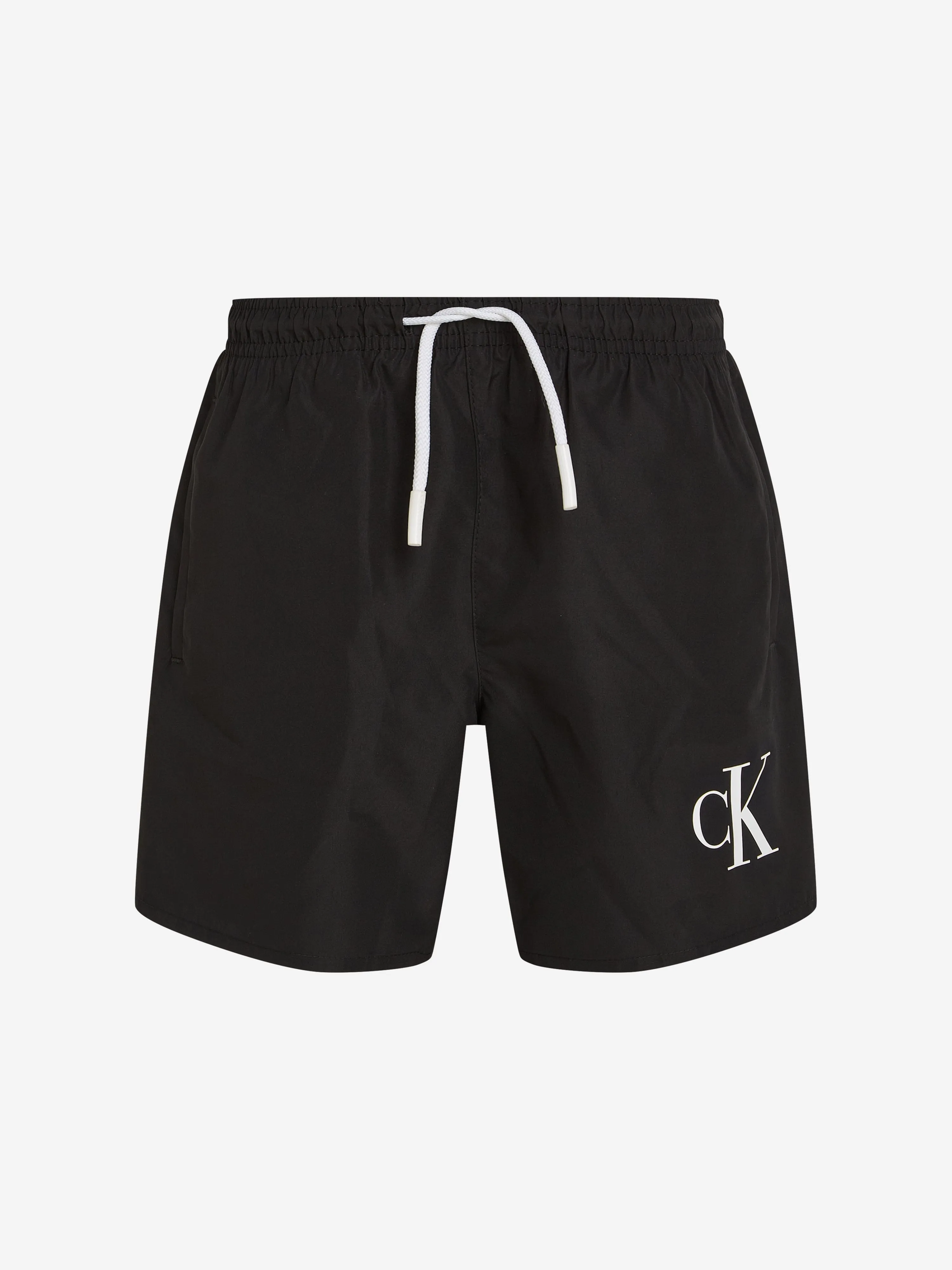 Short de bain pour garçons avec logo en noir