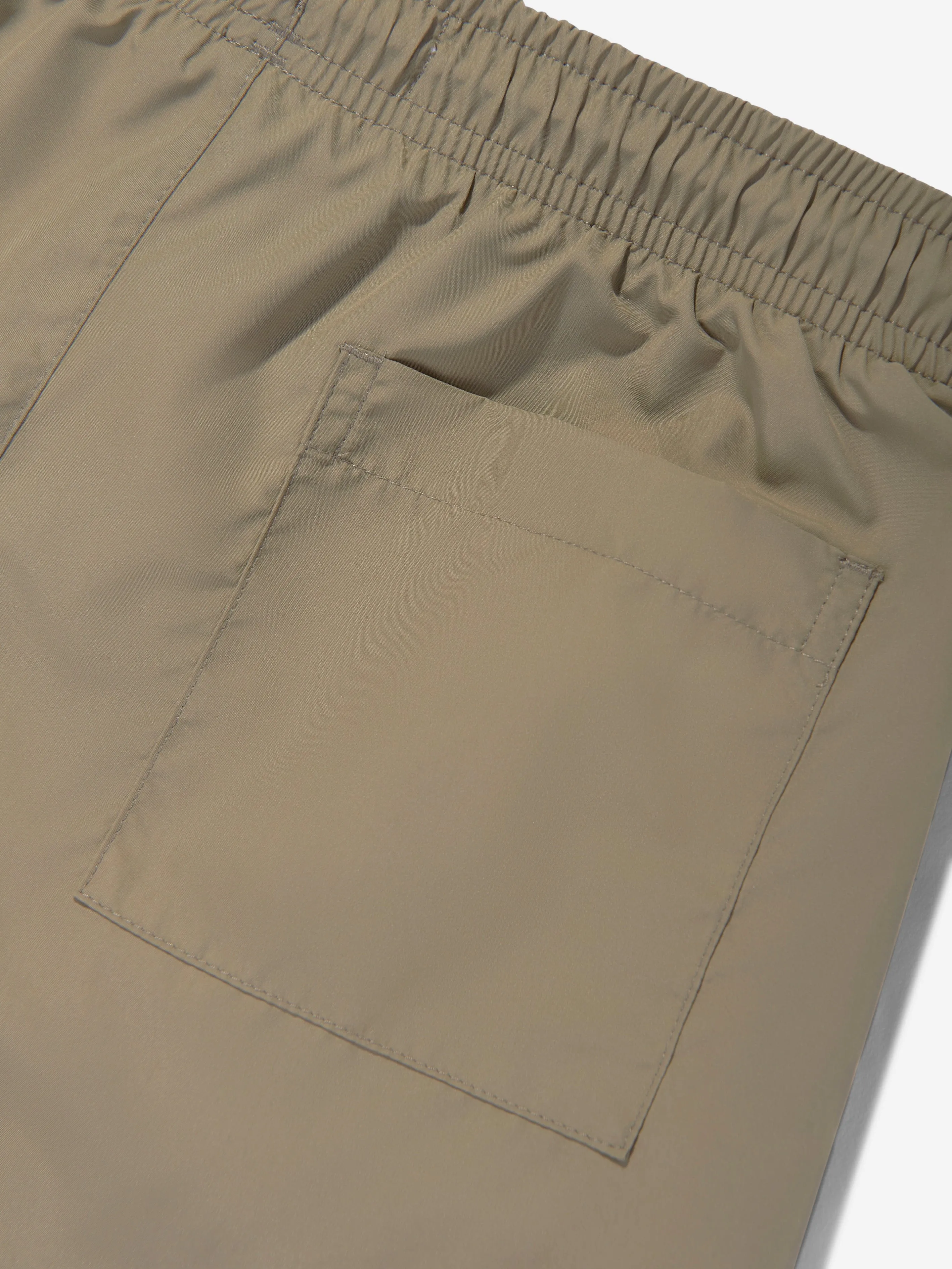 Short de bain à logo pour garçon en vert