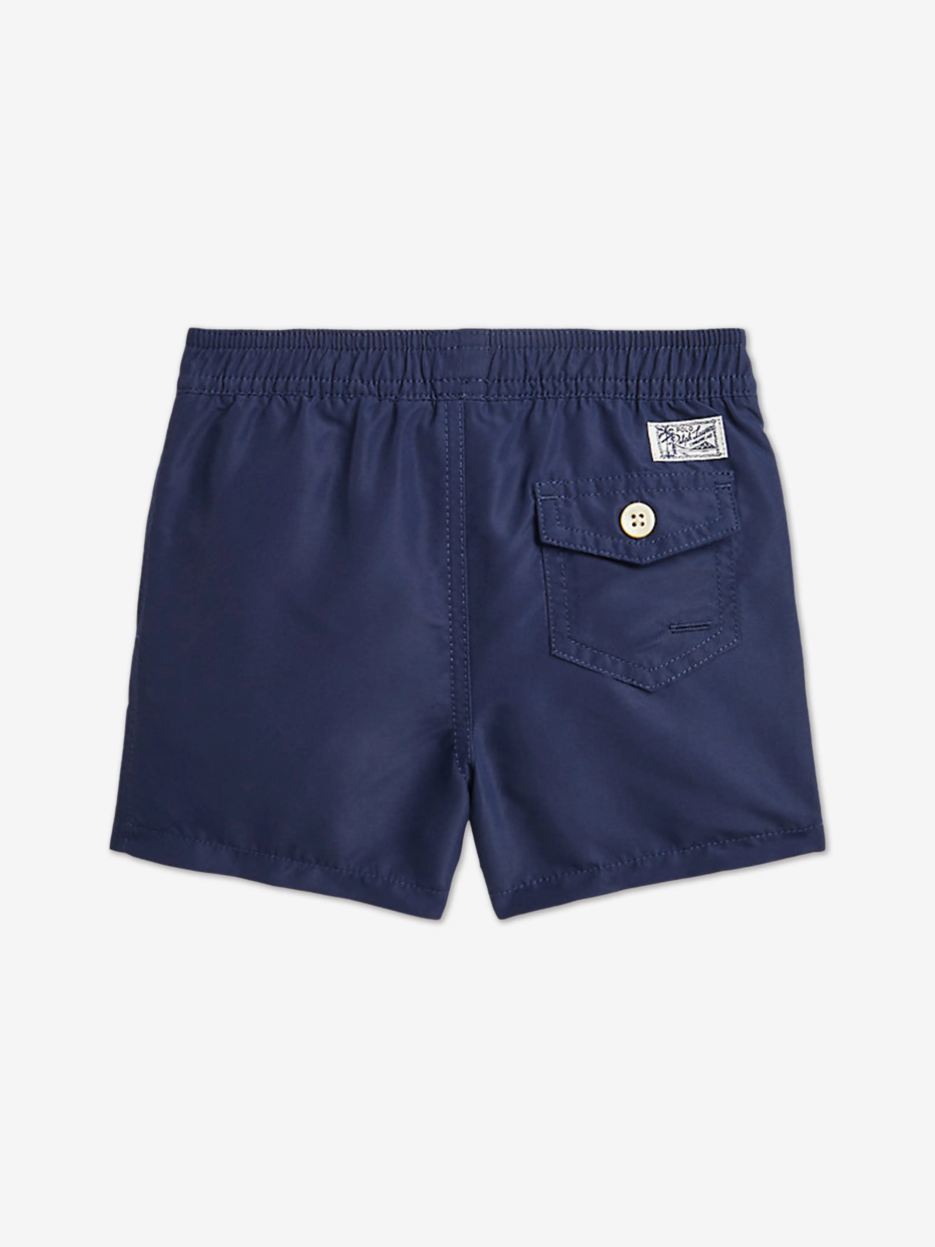 Short de bain pour garçon avec logo en marine