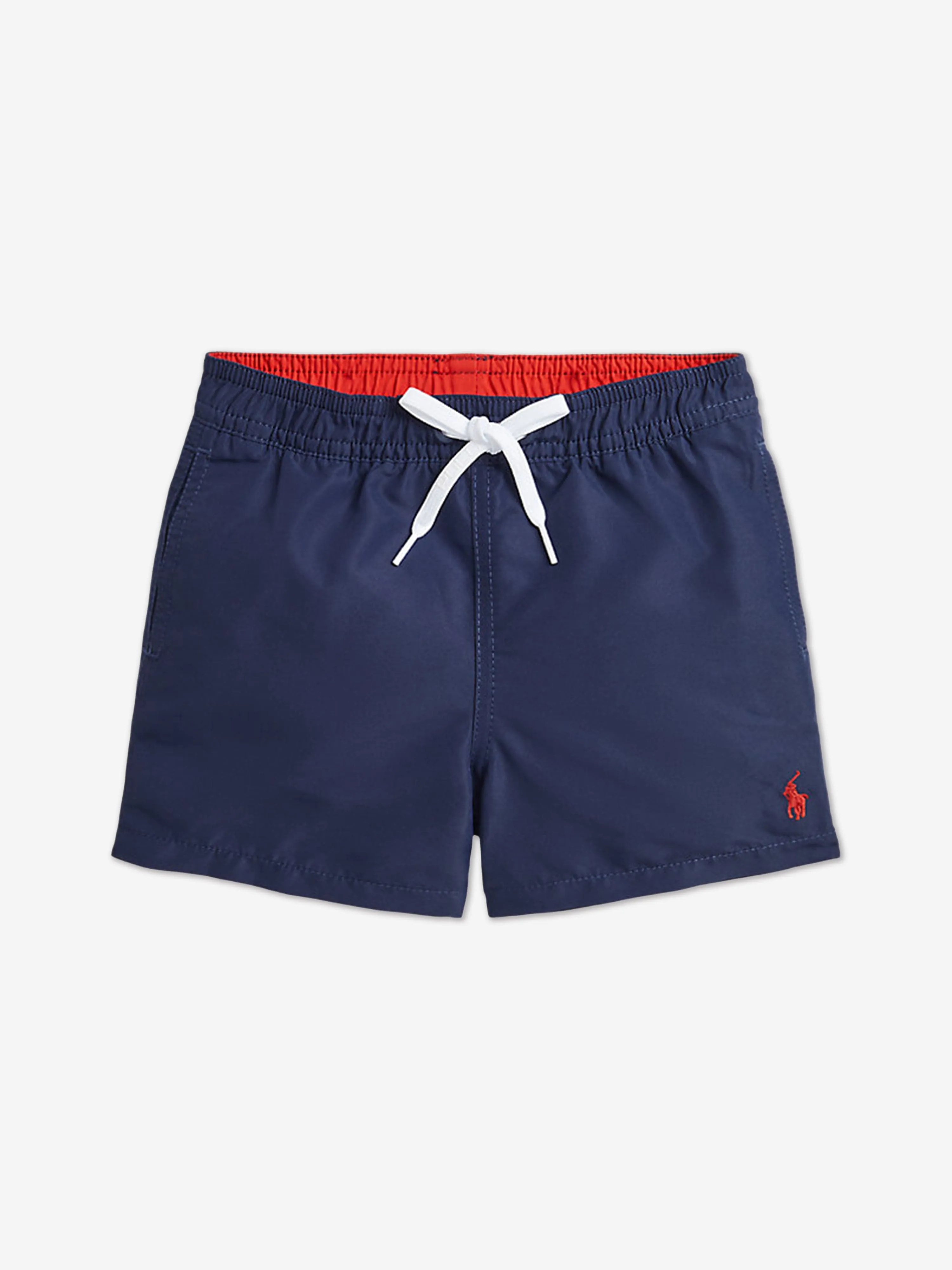 Short de bain pour garçon avec logo en marine