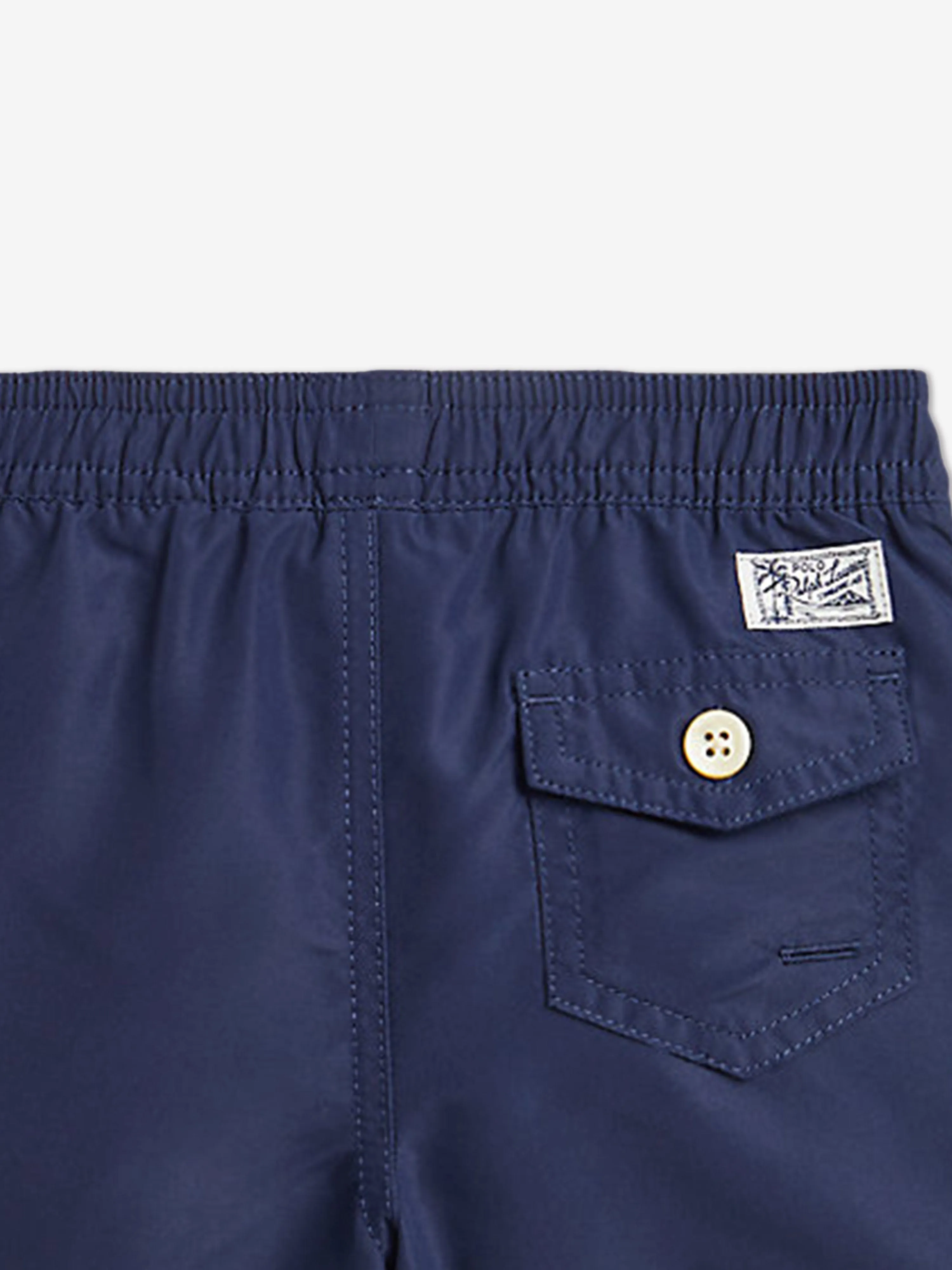 Short de bain pour garçon avec logo en marine