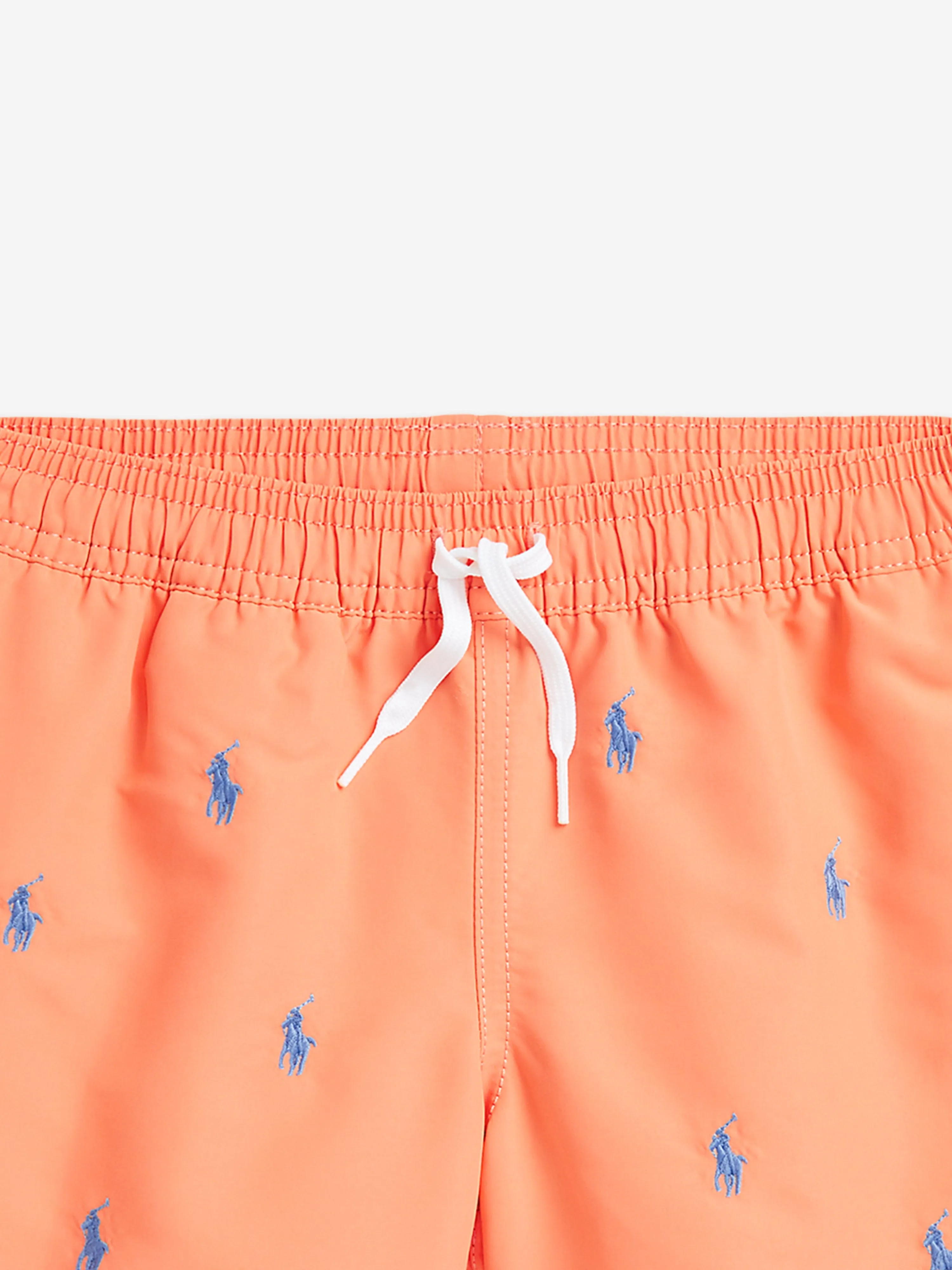 Short de bain pour garçons avec logo en orange