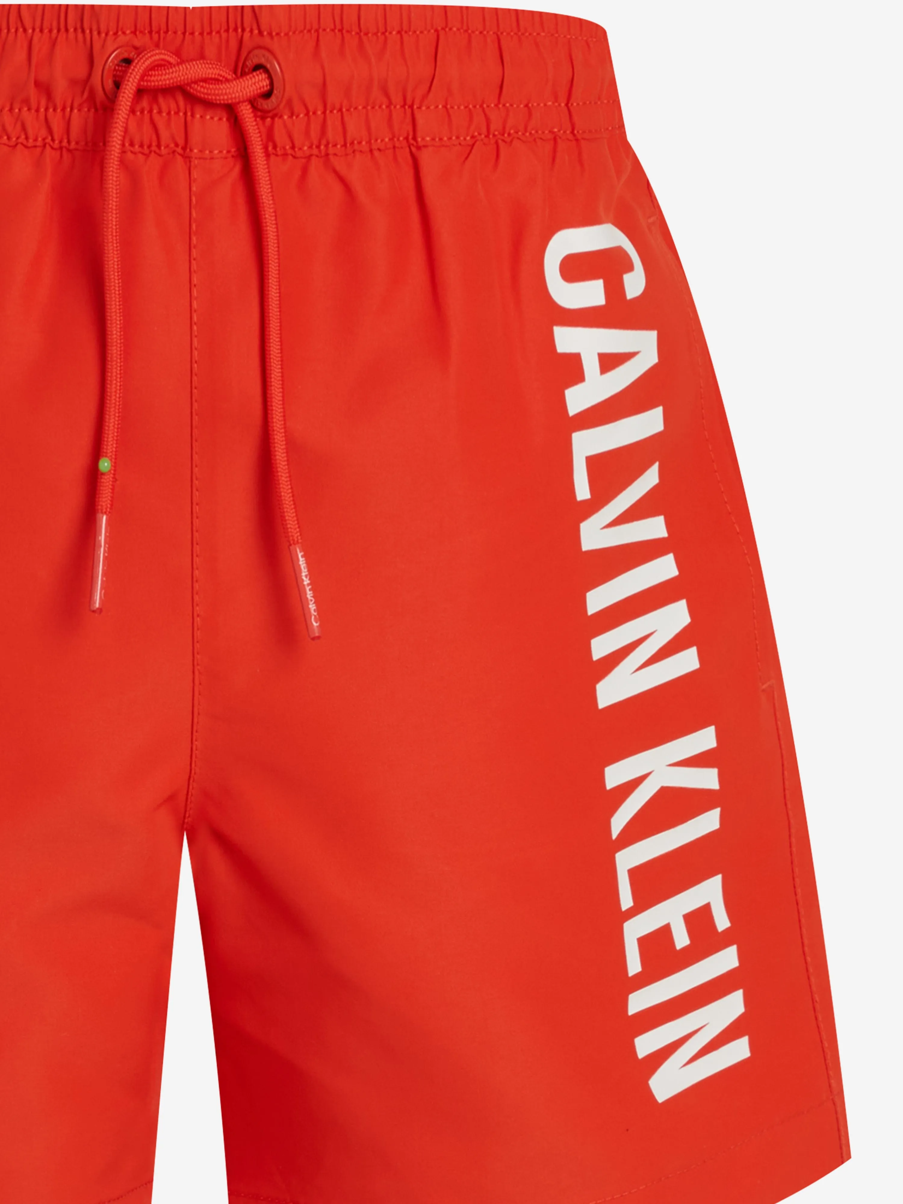 Short de bain pour garçons avec logo en rouge