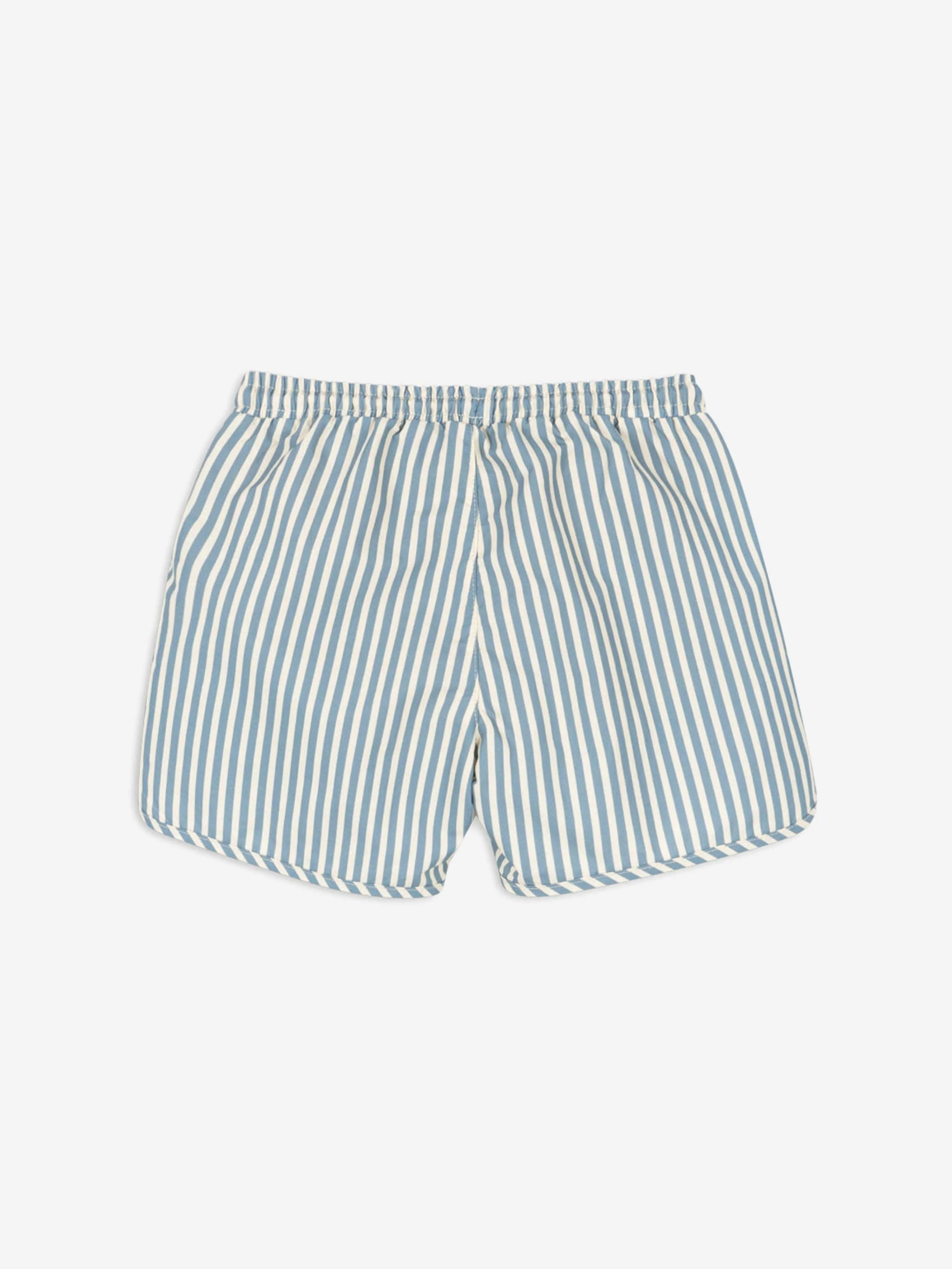 Short de Bain Rayé Marin Asnou pour Garçons en Bleu