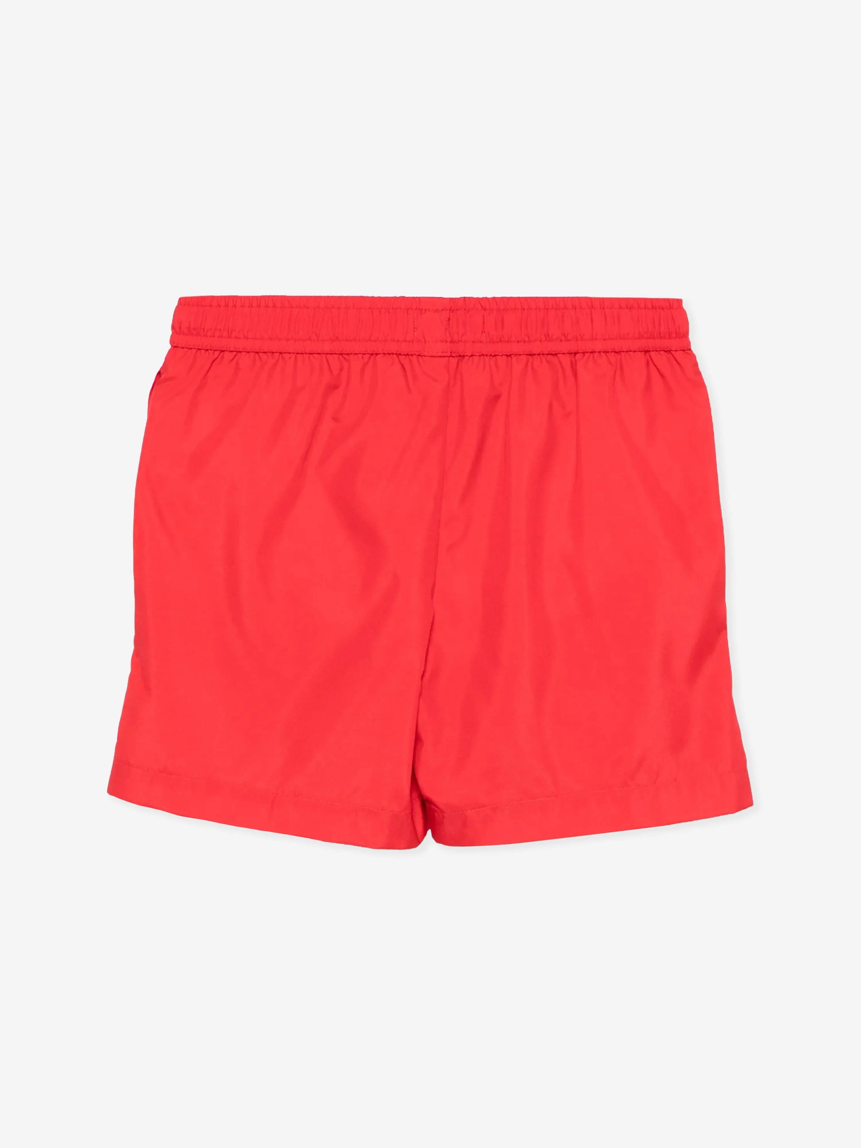 Maillot de bain short pour garçon avec logo ours en peluche rouge