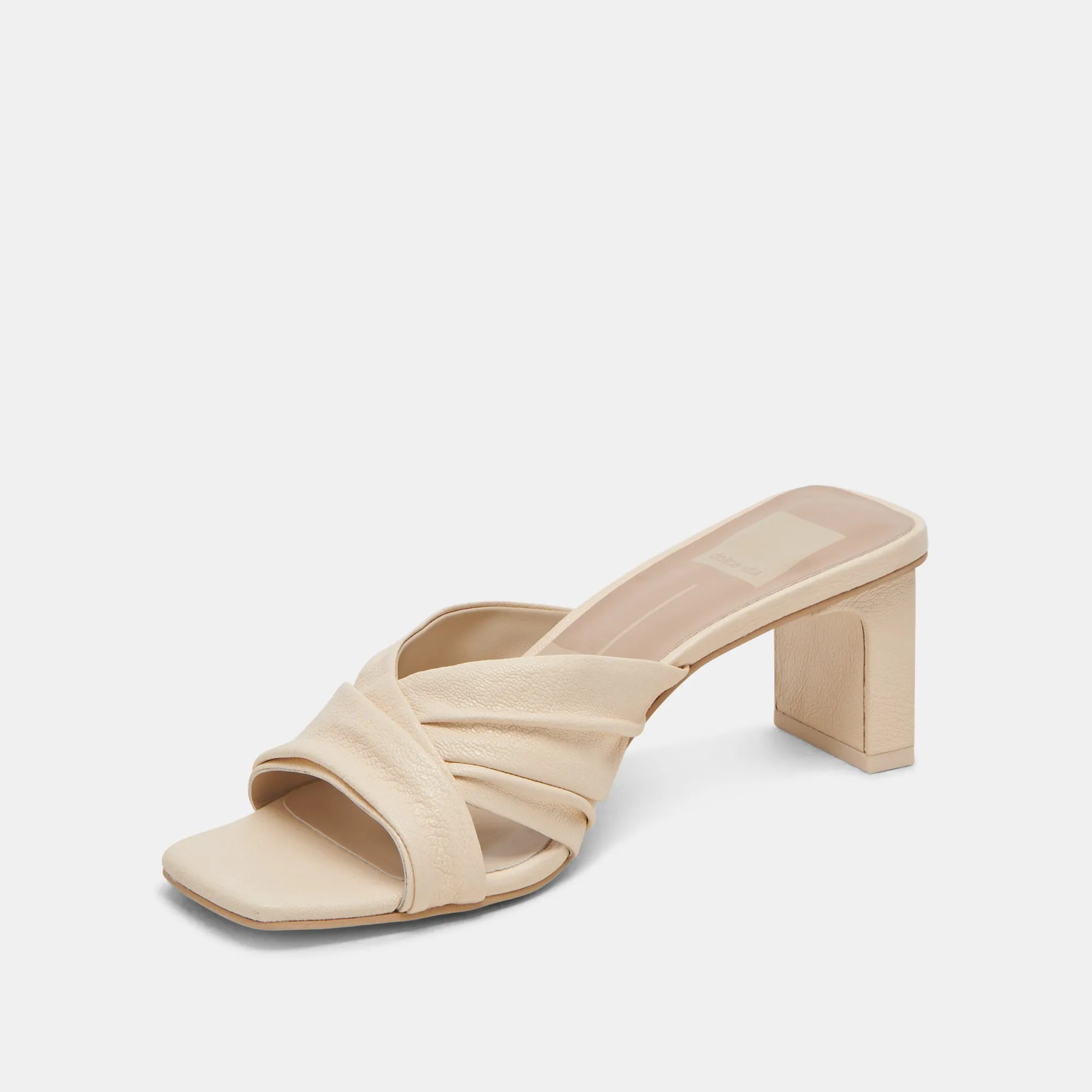 CARLAN TALONS EN CUIR D'OS