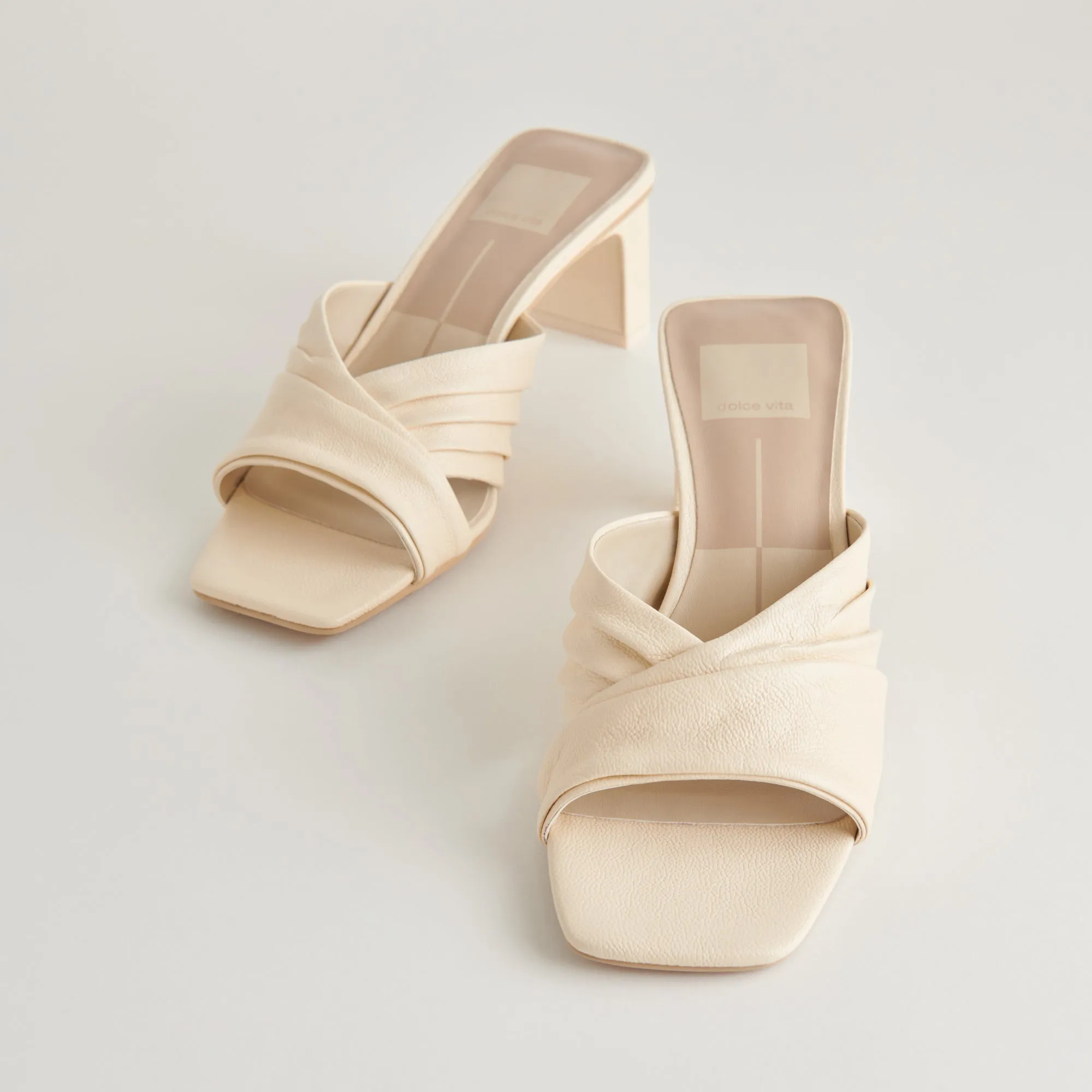 CARLAN TALONS EN CUIR D'OS