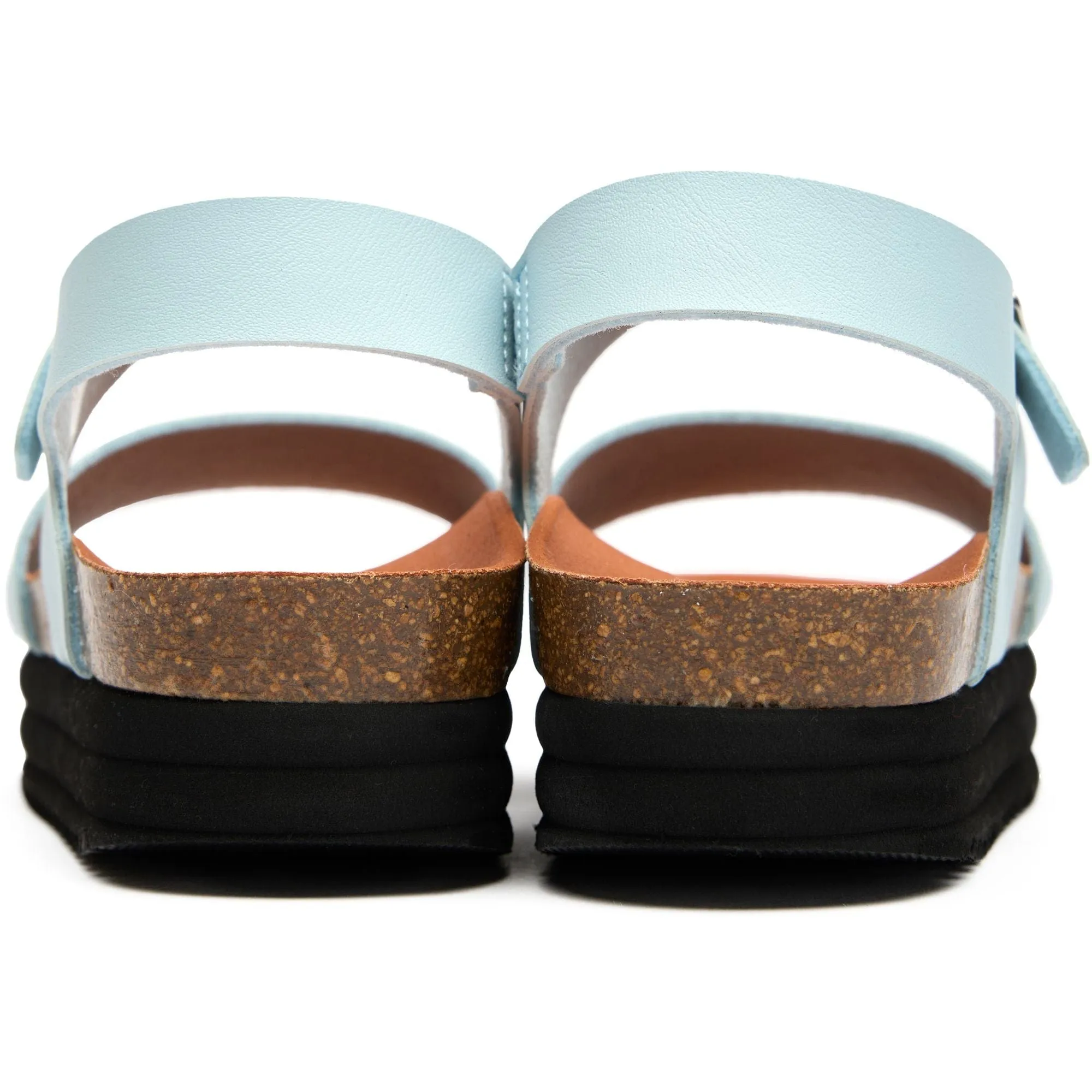 Sandales plates véganes pour femmes Clove | Bleu clair