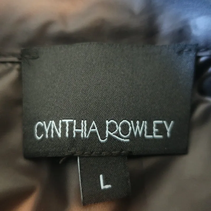 Cynthia Rowley Chemise à Boutonnage Noir Polyester Taille Grand Manches Longues