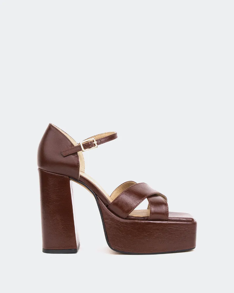 Damon Brown Cuir/Cuir Brun