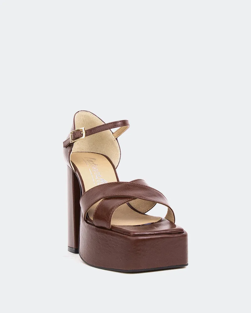 Damon Brown Cuir/Cuir Brun