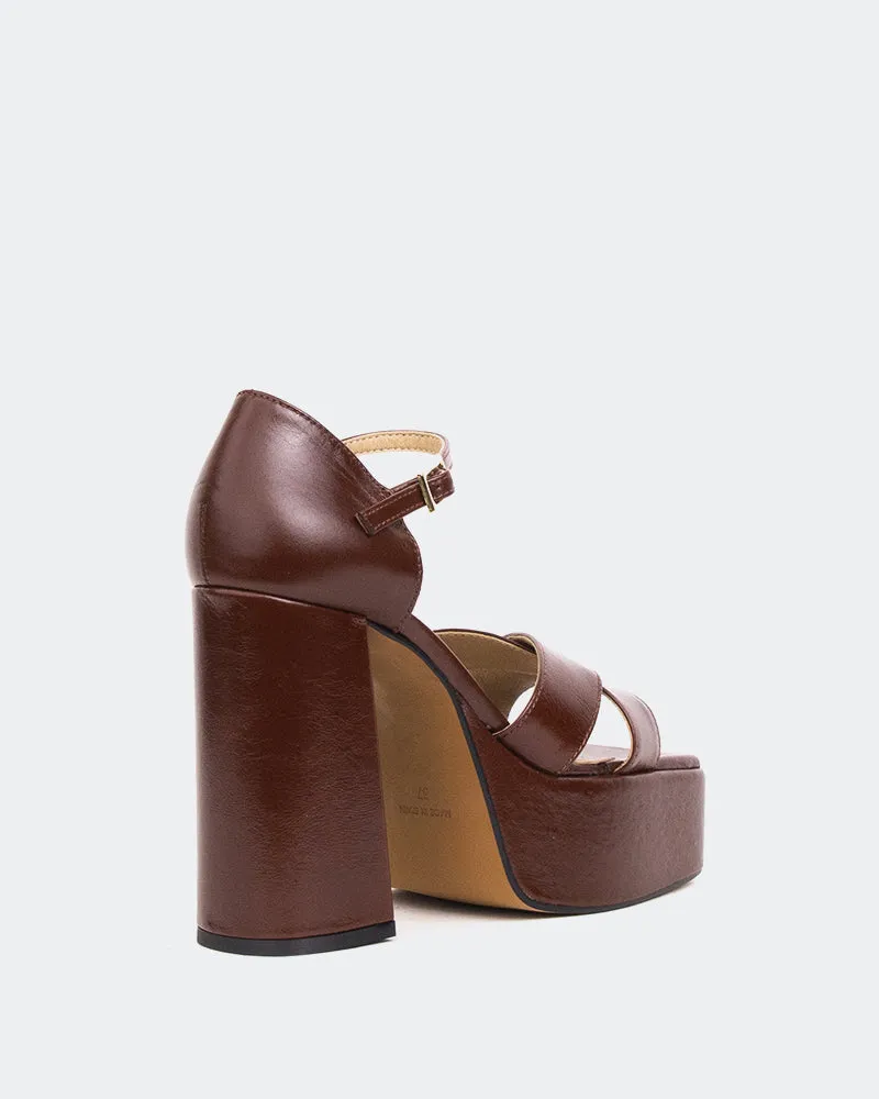 Damon Brown Cuir/Cuir Brun