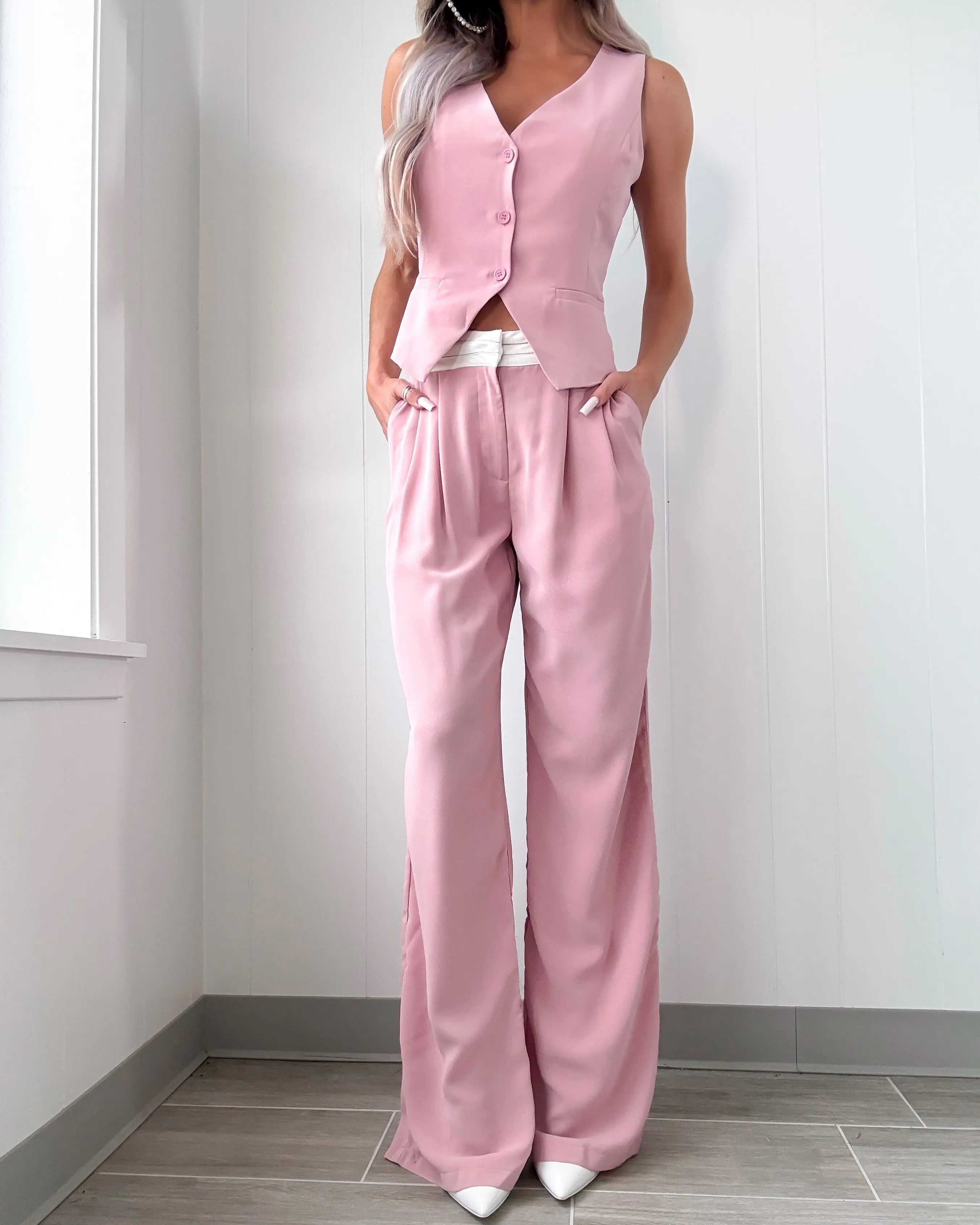 Ensemble de gilet Darling Duo - Mauve