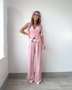 Darling Duo Vest Set - Mauve