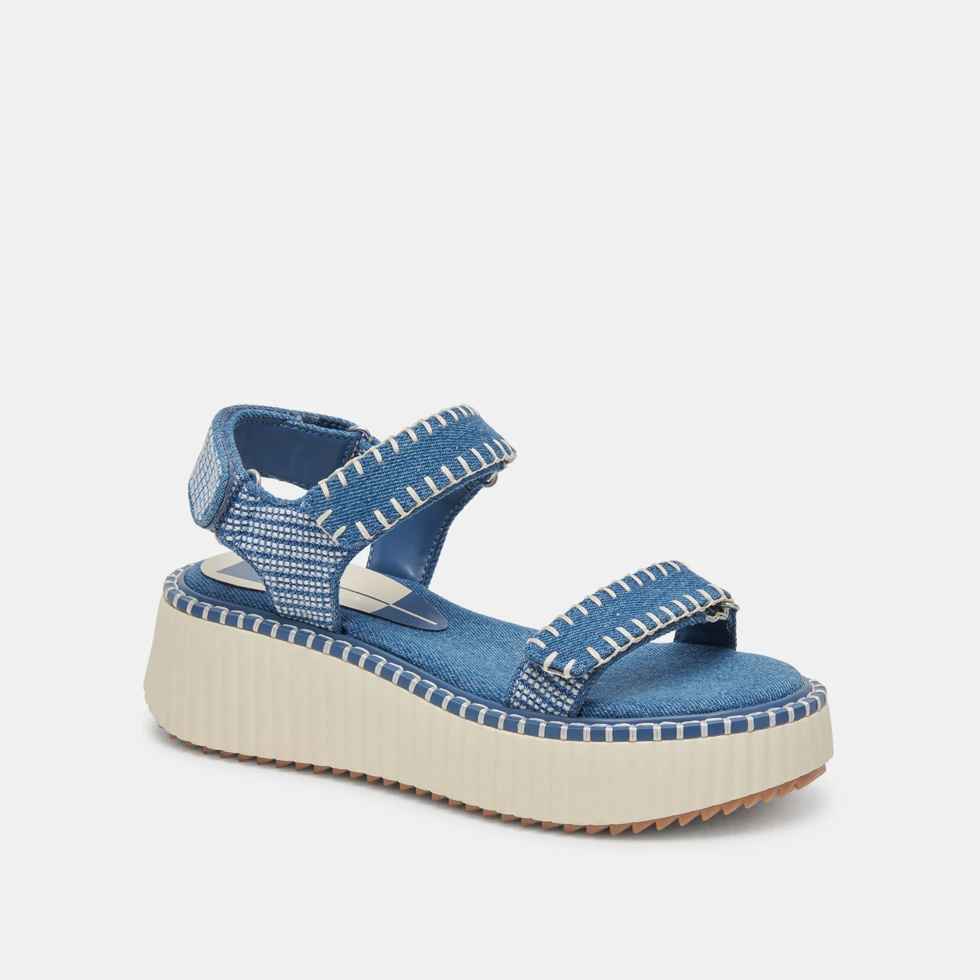 DEBRA SANDALES JEAN BLEU
