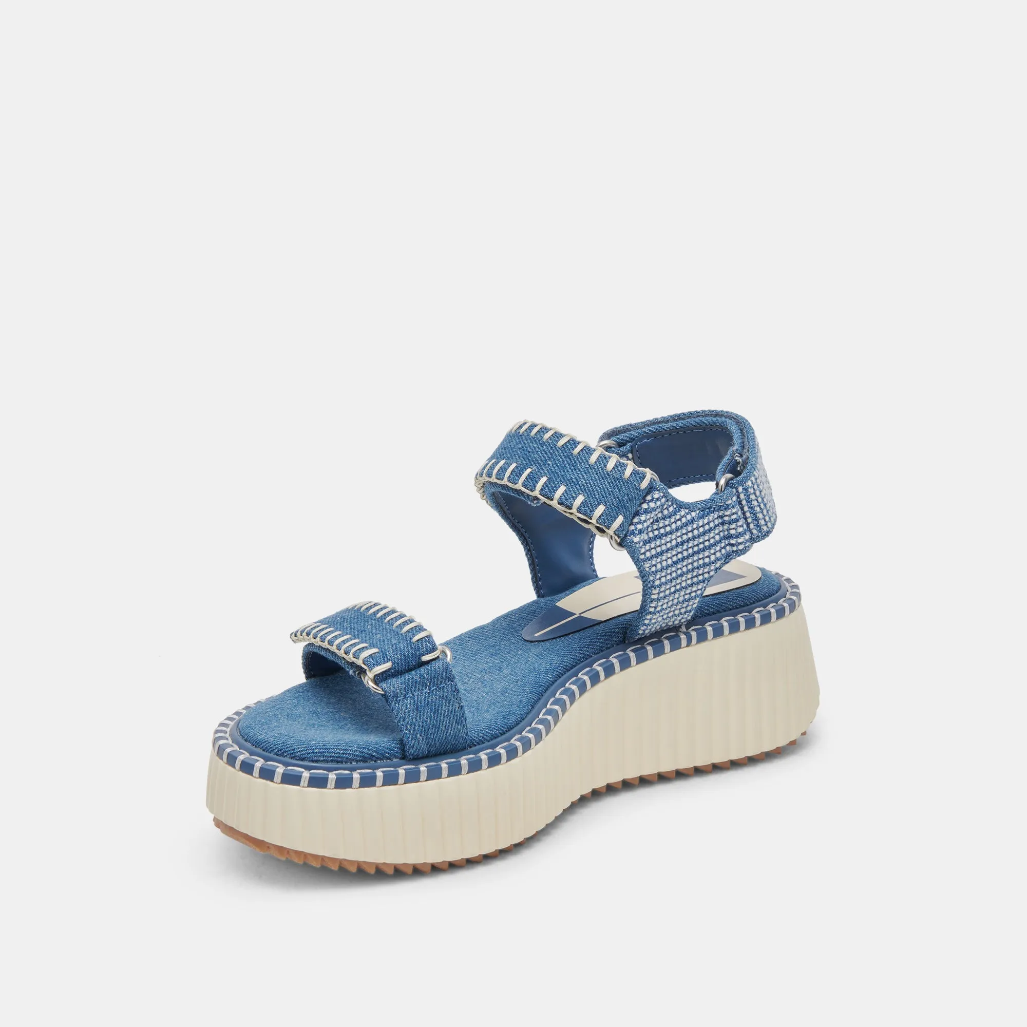DEBRA SANDALES JEAN BLEU