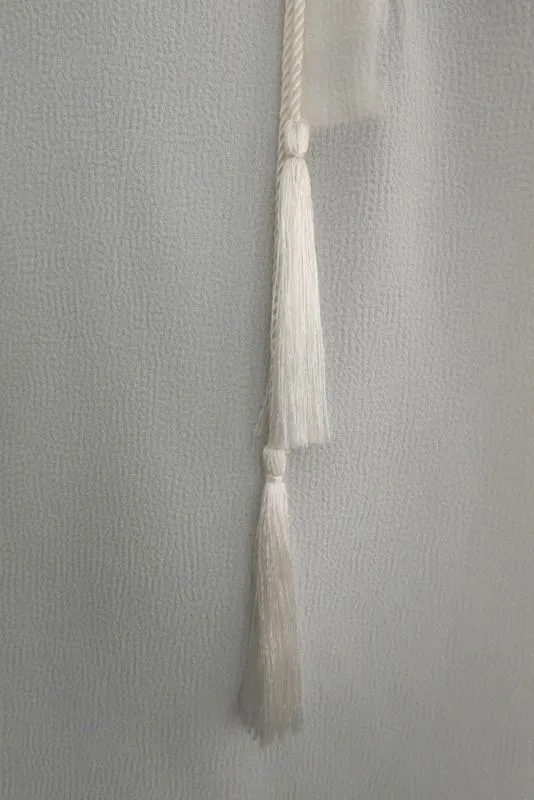 Derek Lam 10 Crosby Blouse Crème en Crêpe avec Passementerie Taille 4 Haut à Manches Longues NEUF