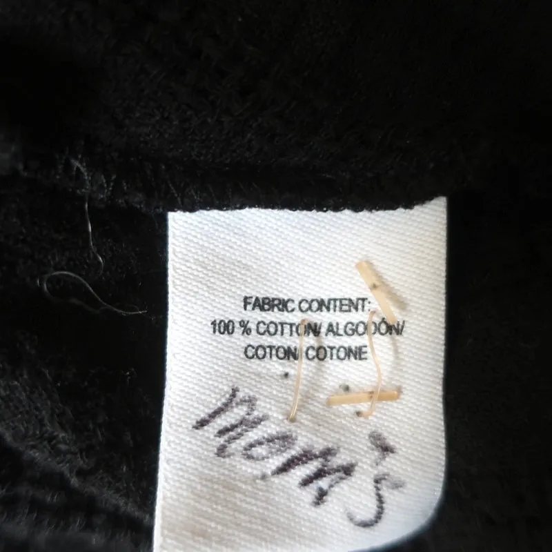 Derek Lam 10 Crosby Blouse à Pompons Noir en Coton avec Pinces Taille 0 à Manches Longues