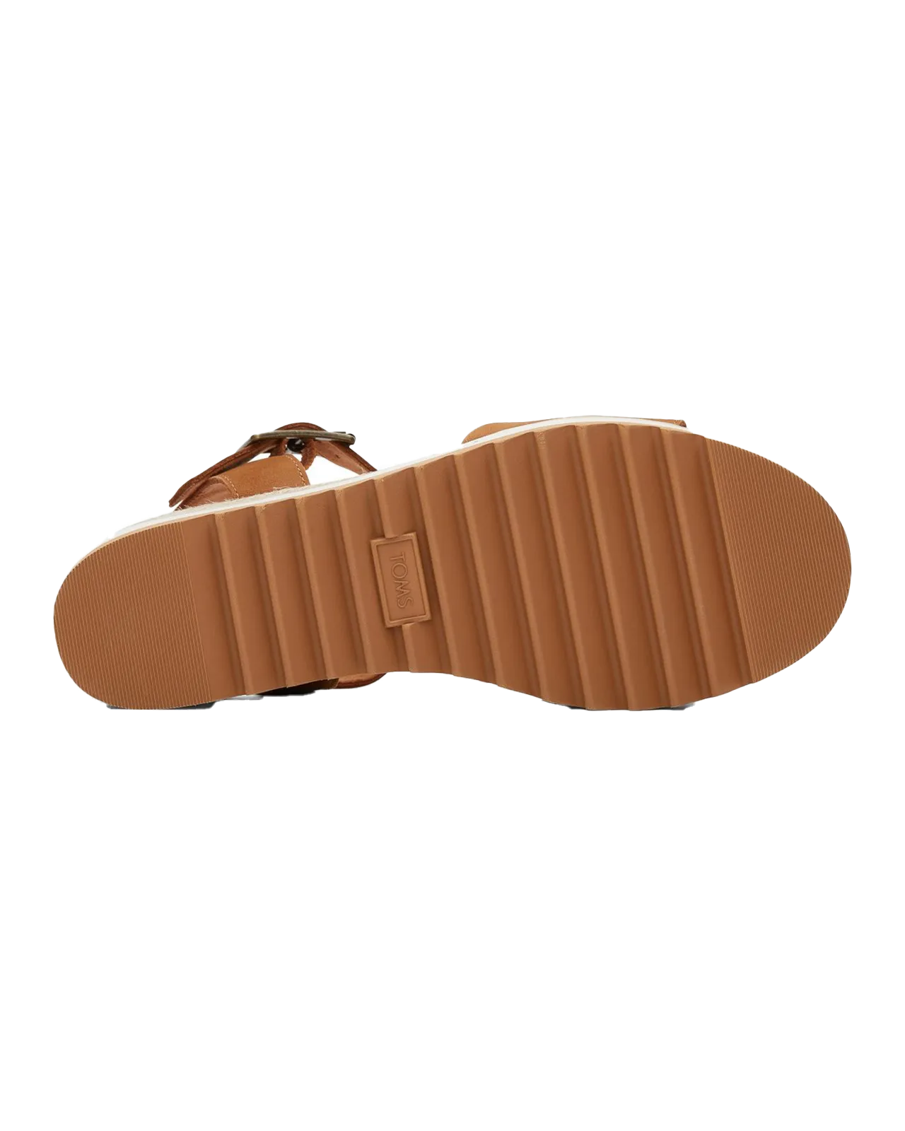 Sandales à plateforme en cuir Diana Tan en couleur beige