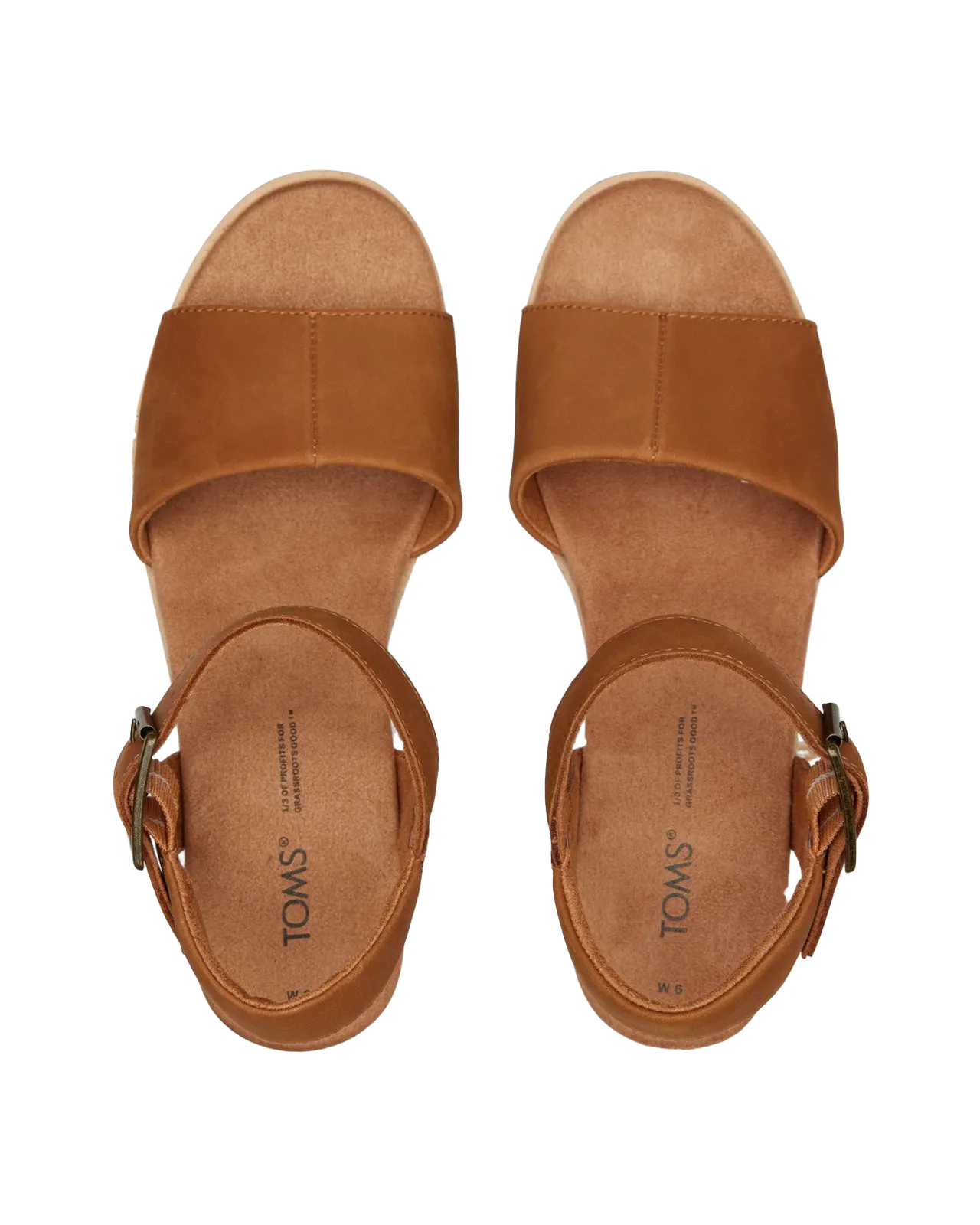 Sandales à plateforme en cuir Diana Tan en couleur beige
