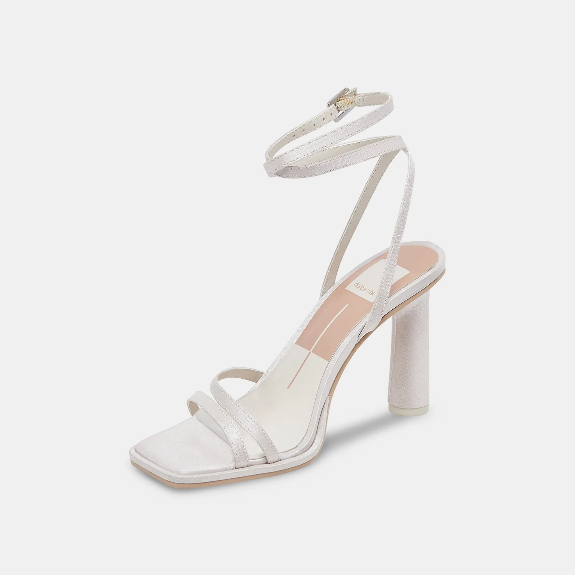 TALONS DISERE BLANC SATIN