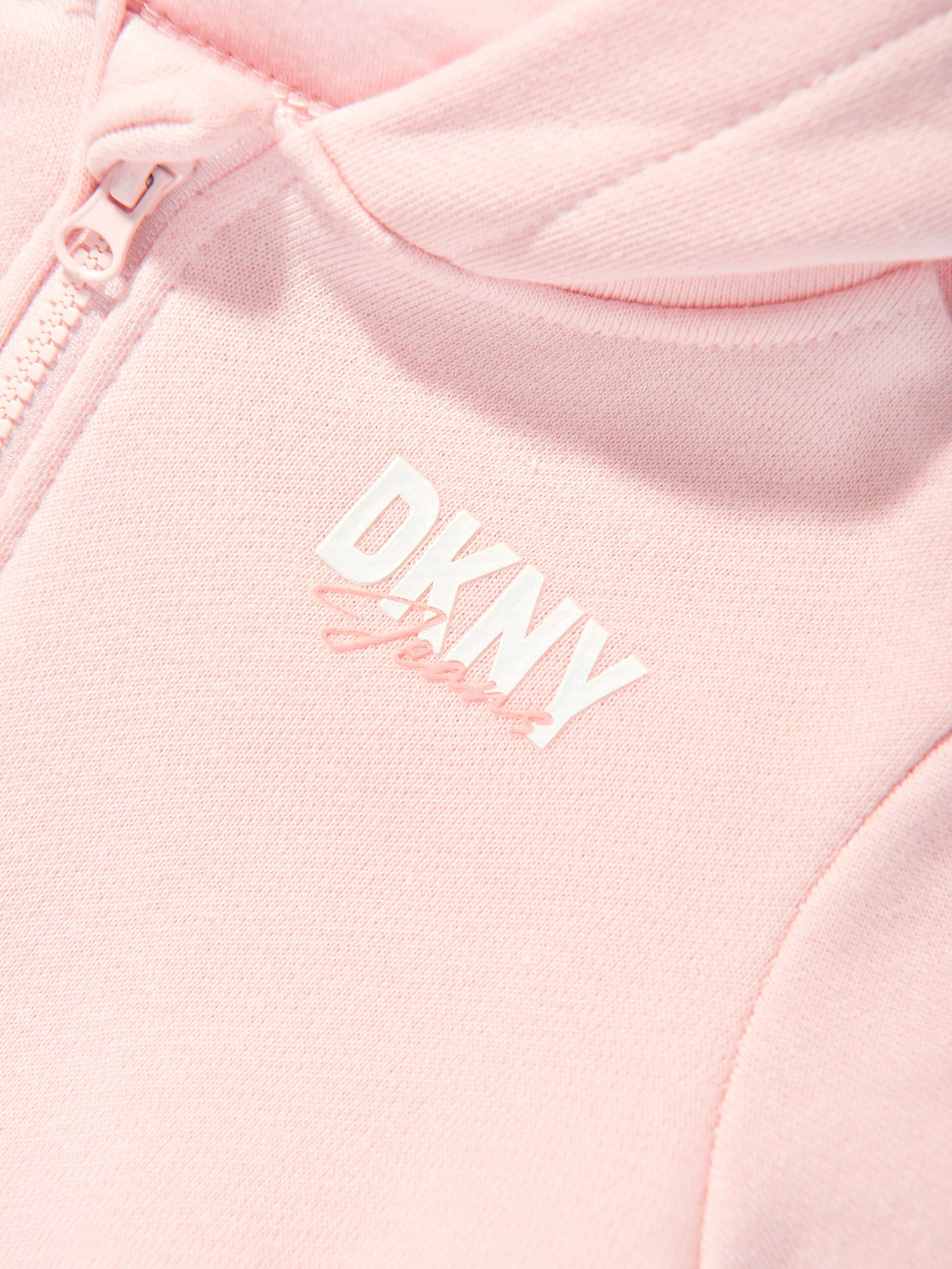DKNY Combinaison à capuche pour bébé fille en rose
