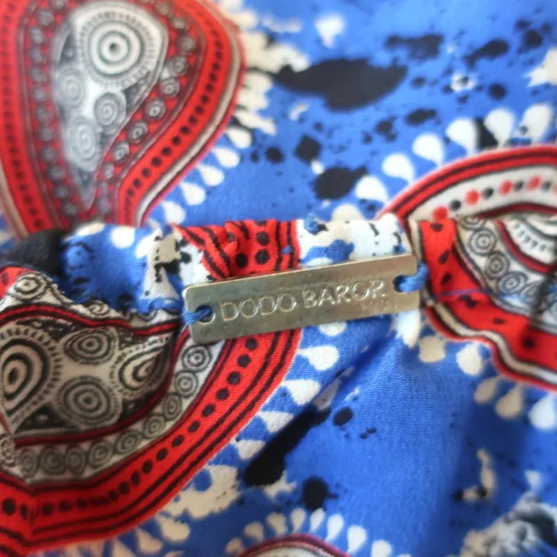 Dodo Bar Ou Débardeur Lita Bleu Imprimé Paisley Soie Taille 42 Blouse Sans Manches