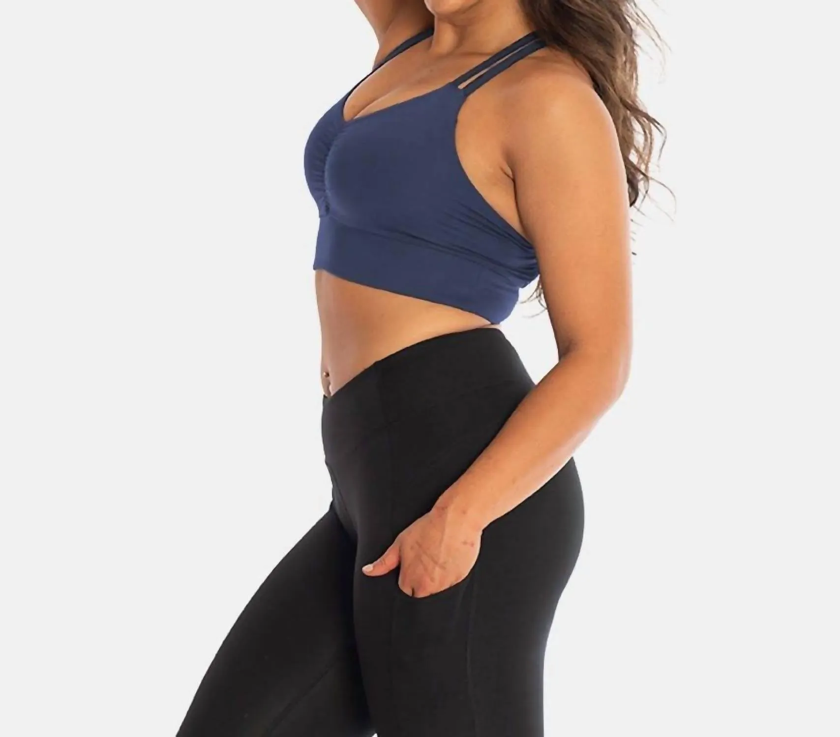 Soutien-gorge Double Down en Night Swim Navy