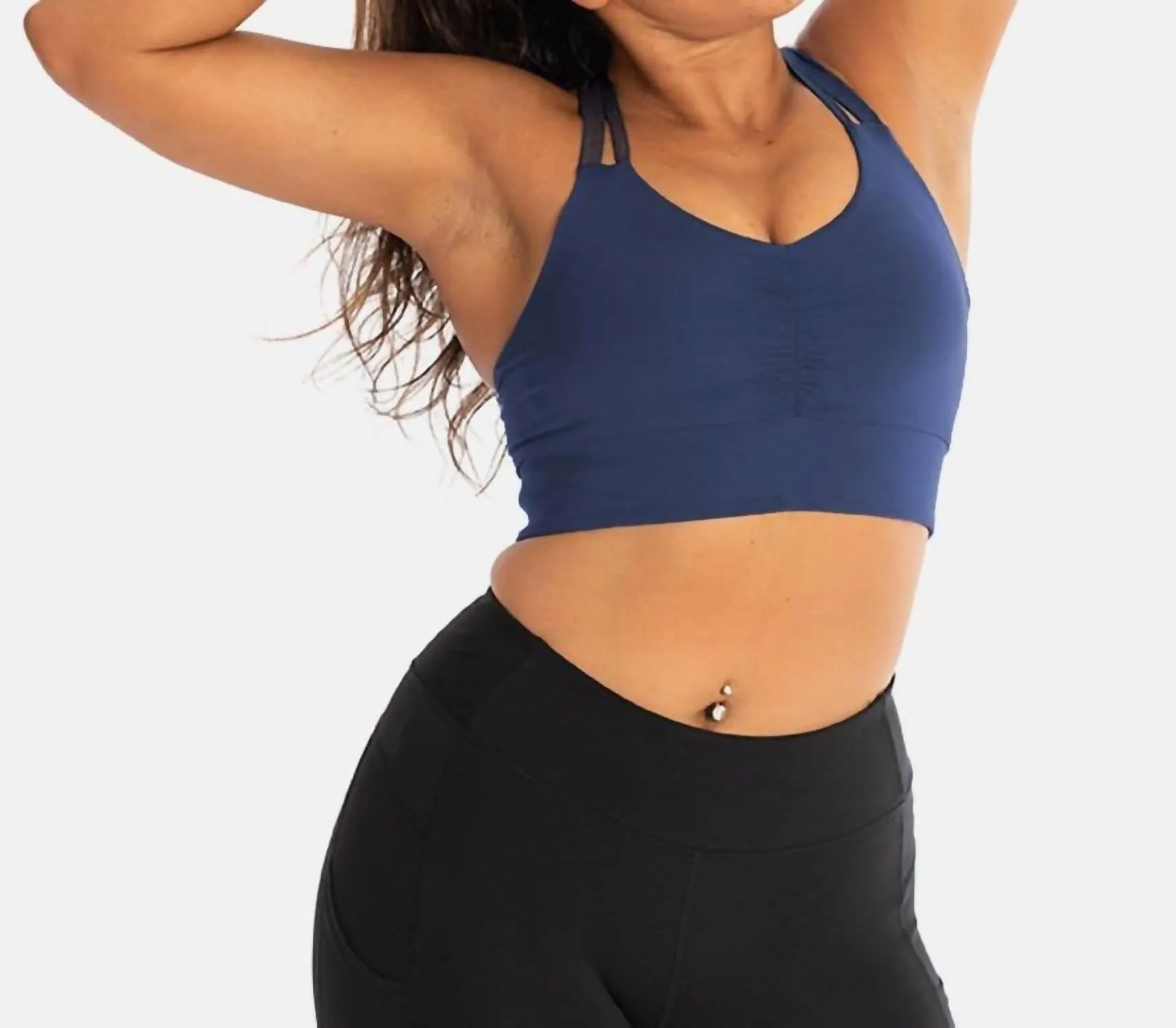 Soutien-gorge Double Down en Night Swim Navy