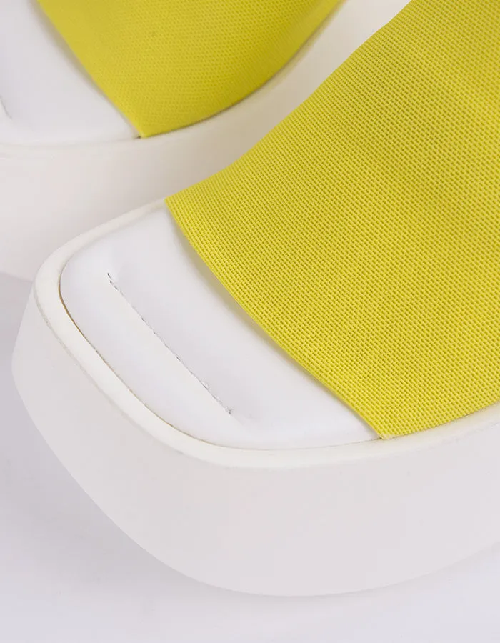 Lycra jaune doux