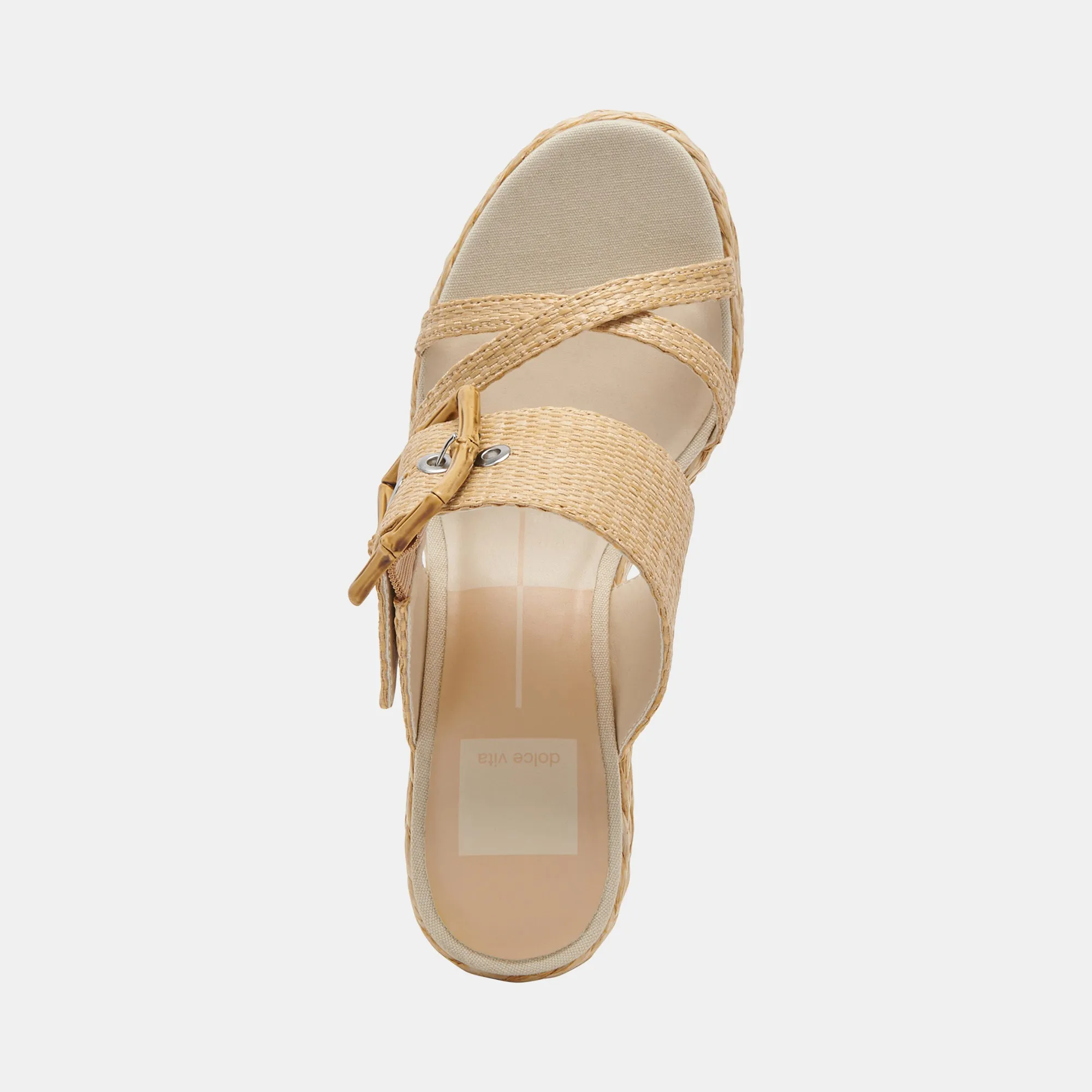 EDWINA TALONS LT RAFFIA NATUREL