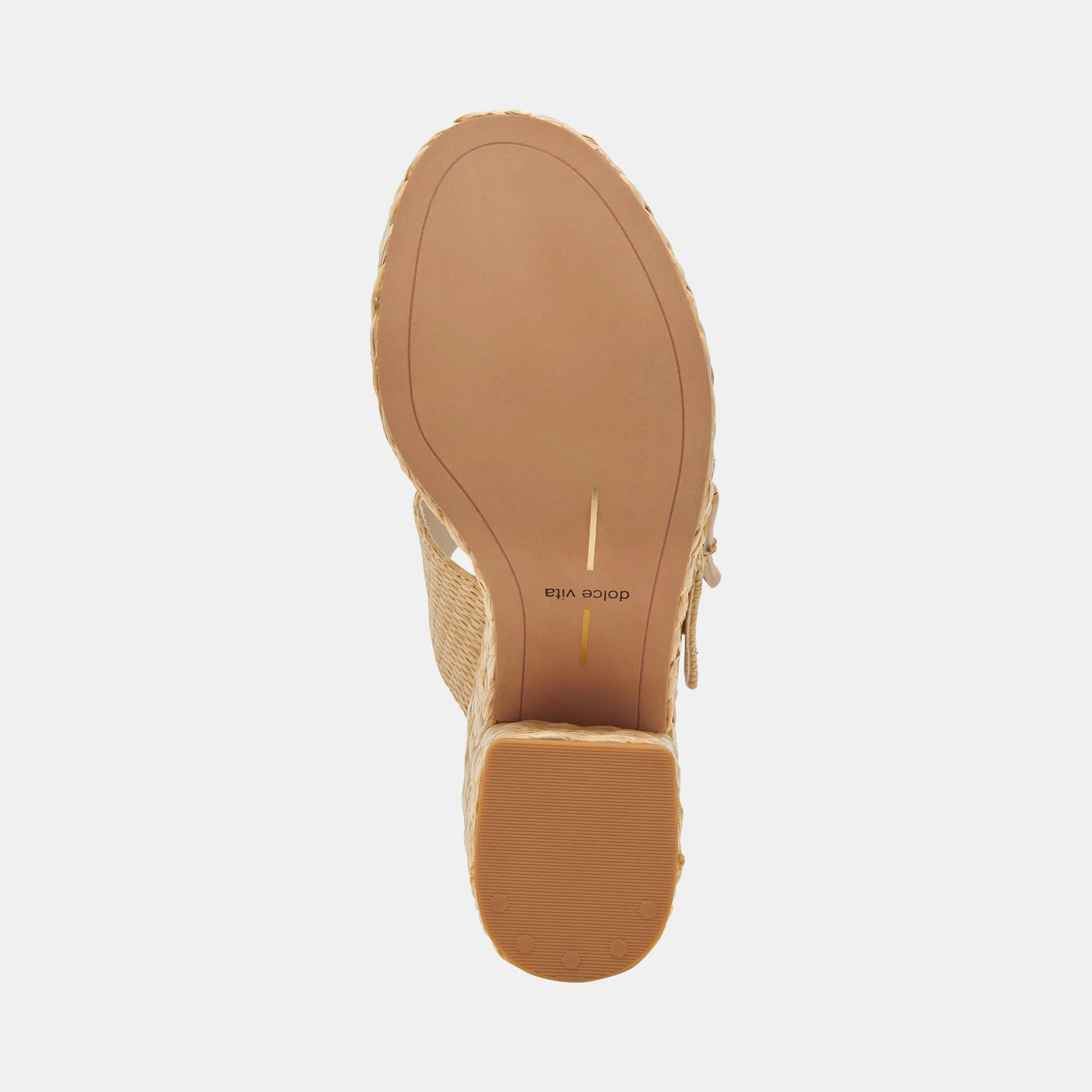 EDWINA TALONS LT RAFFIA NATUREL