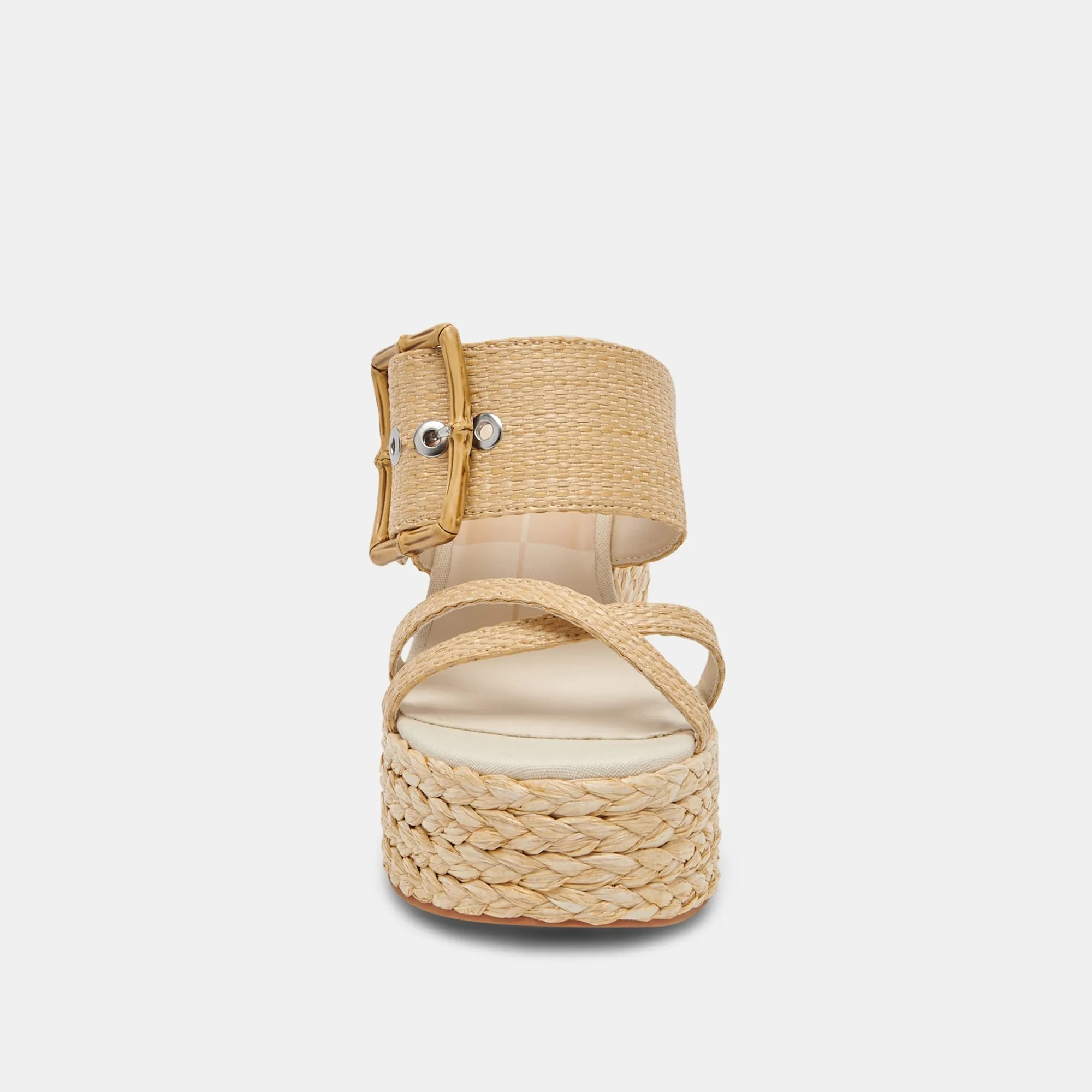 EDWINA TALONS LT RAFFIA NATUREL