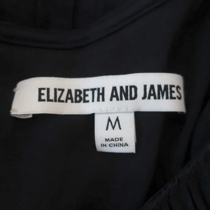 Elizabeth et James Blouse à Plis Grove Marine Taille Moyenne Haut à Manches Longues