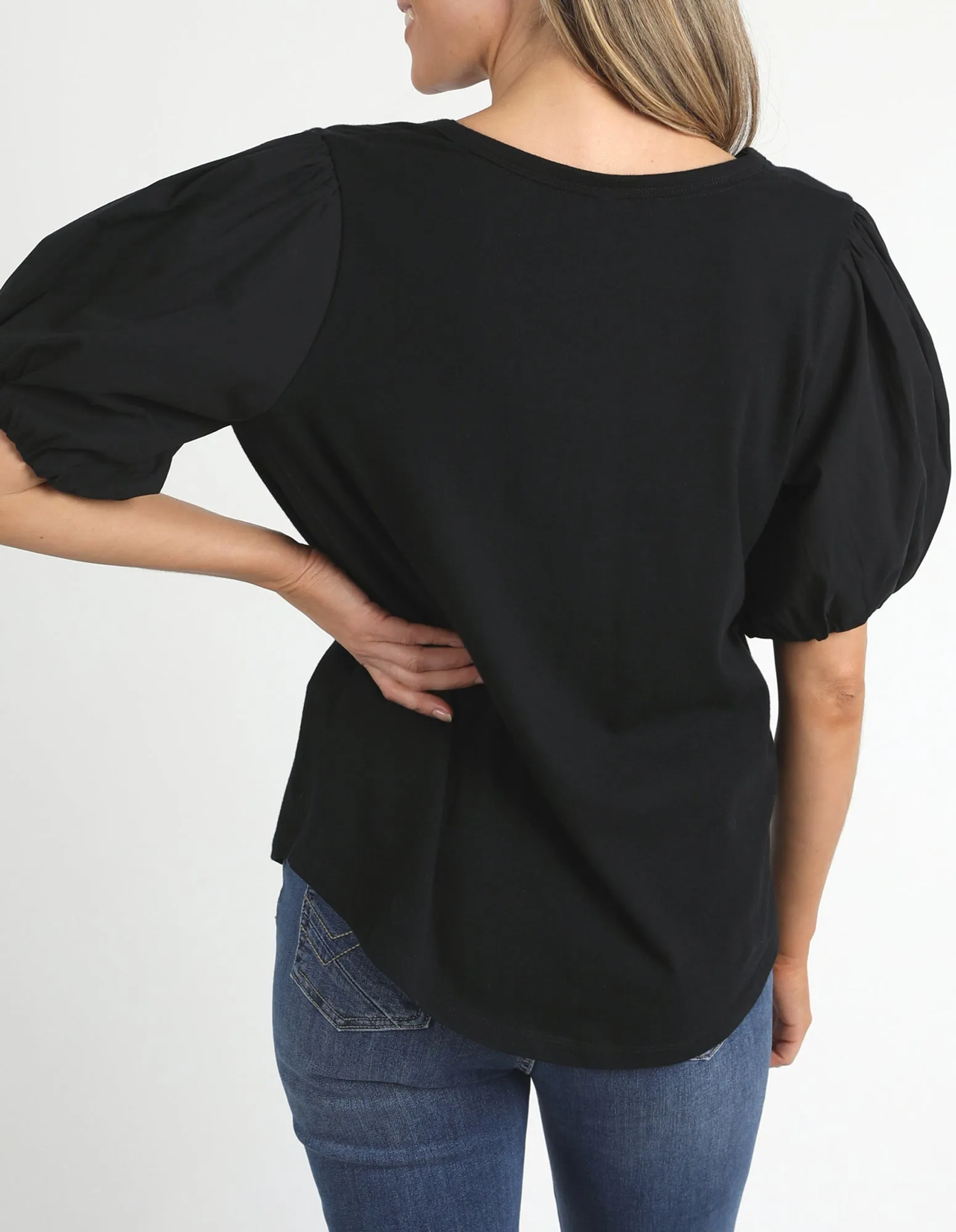 T-shirt Elm Joy Printemps/Été Noir