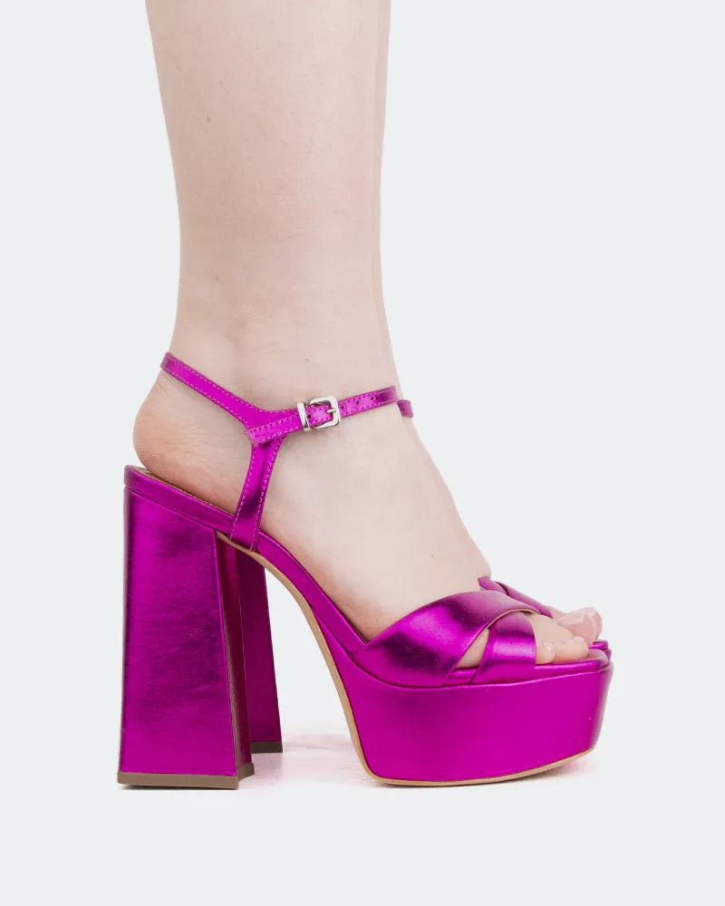 Ambassade, Métal Fuchsia/Fucshia Métal