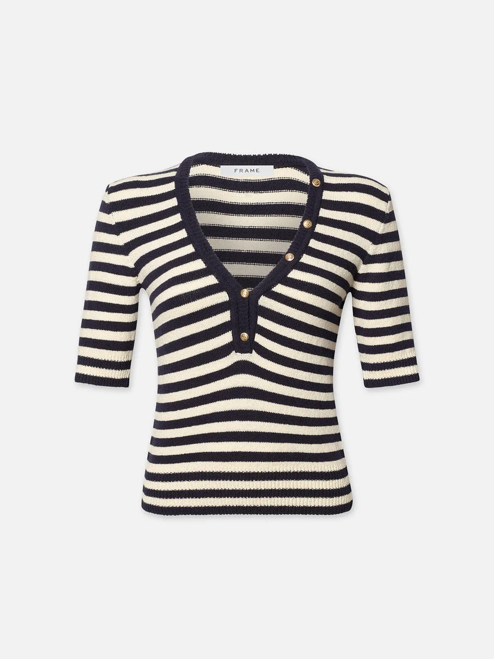 Pull Mariner Femme -- Bleu Marine Multicolore