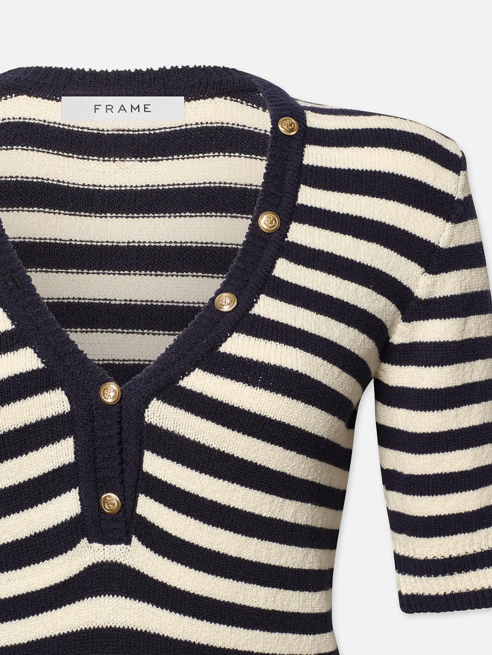 Pull Mariner Femme -- Bleu Marine Multicolore