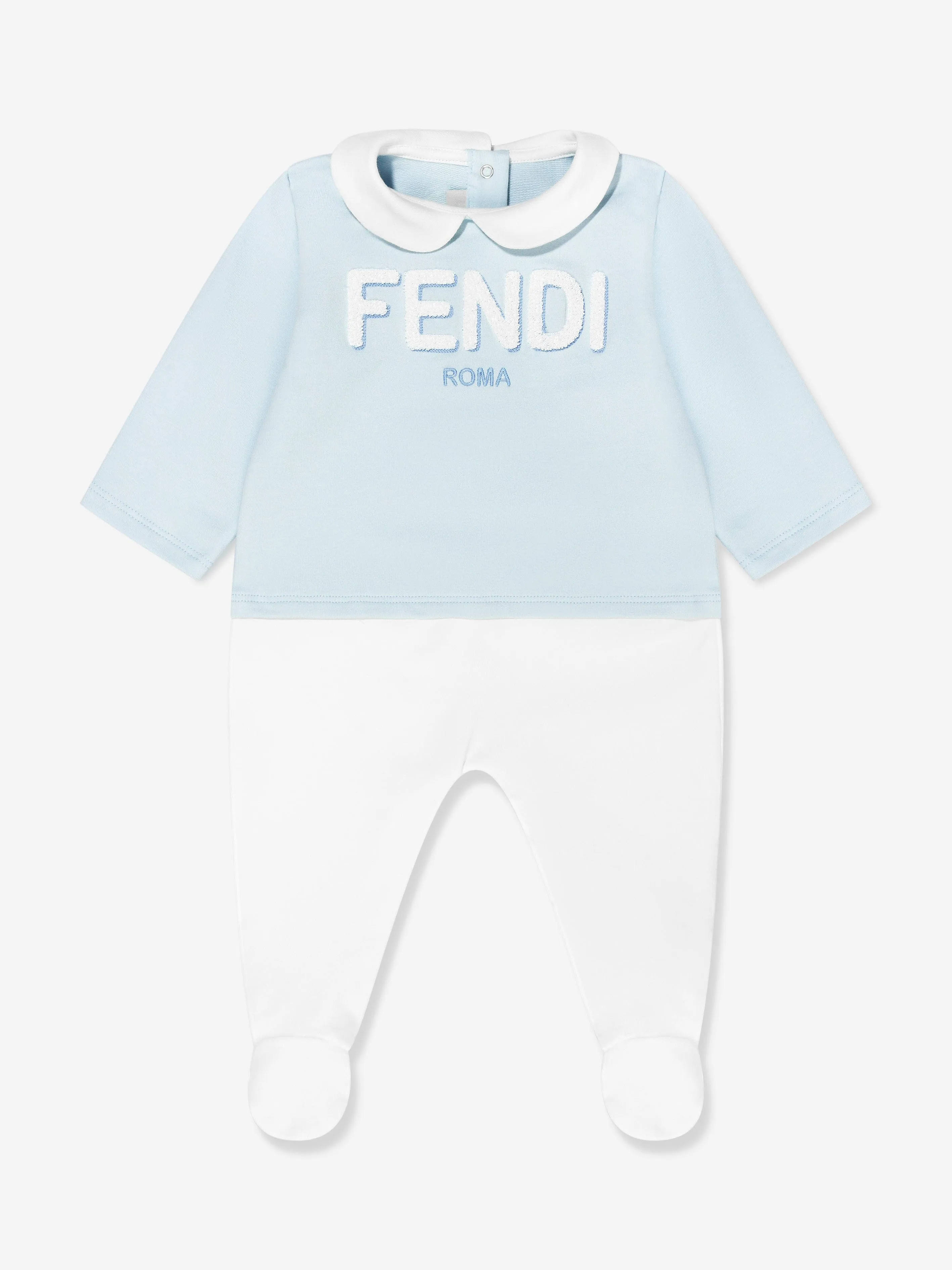 Ensemble Cadeau Body pour Bébé Garçon Fendi en Bleu