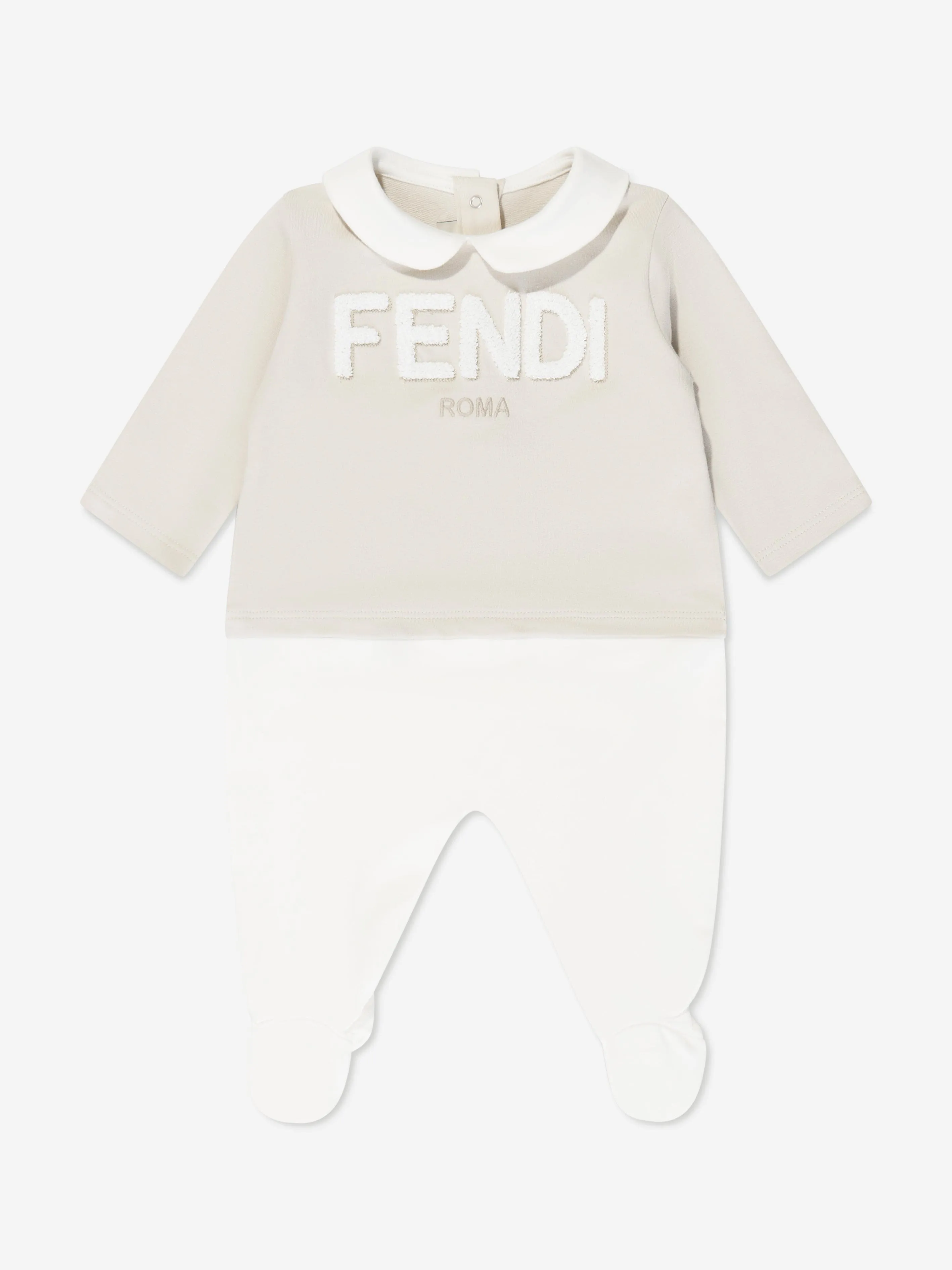 Ensemble Cadeau Body Fendi Baby Logo en Beige