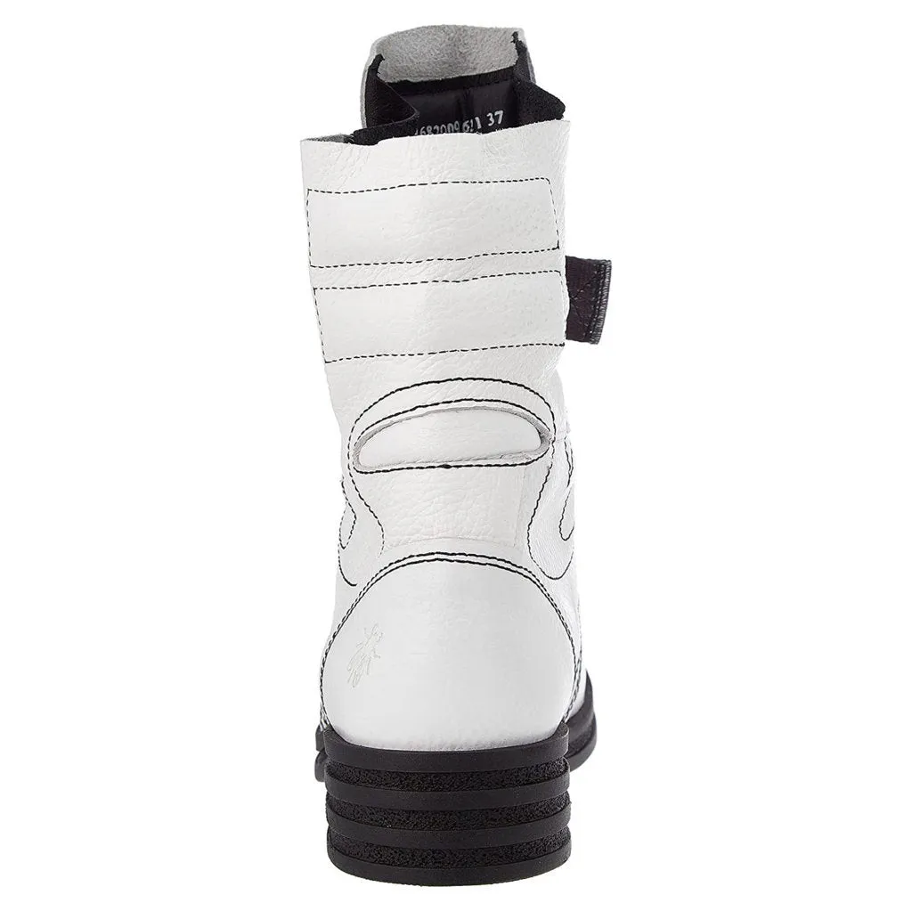 Fly London Kiff682Fly Bottines en Cuir pour Femme à Boucle à la Cheville