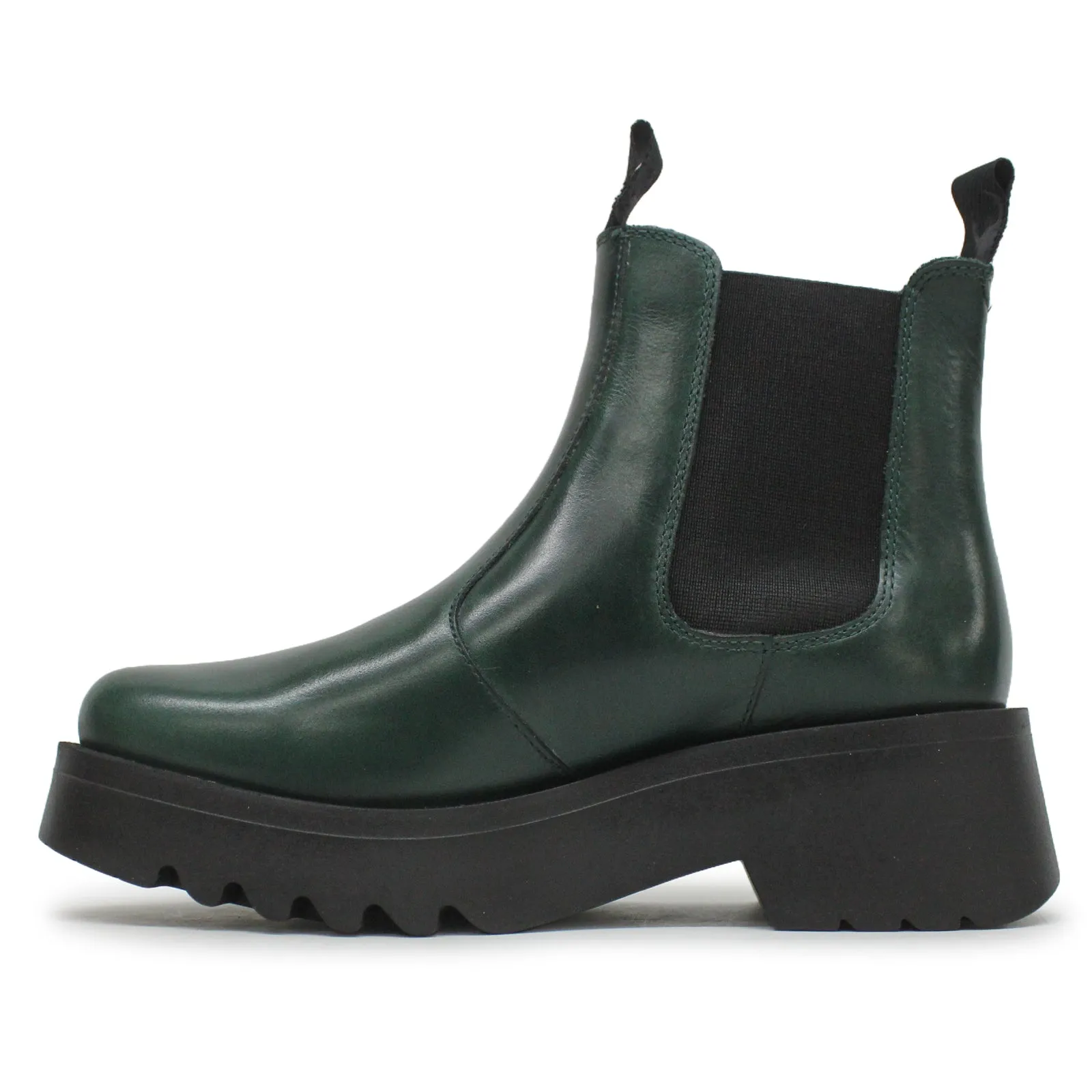Fly London Medi789Fly Bottines Chelsea en Cuir Rug pour Femmes