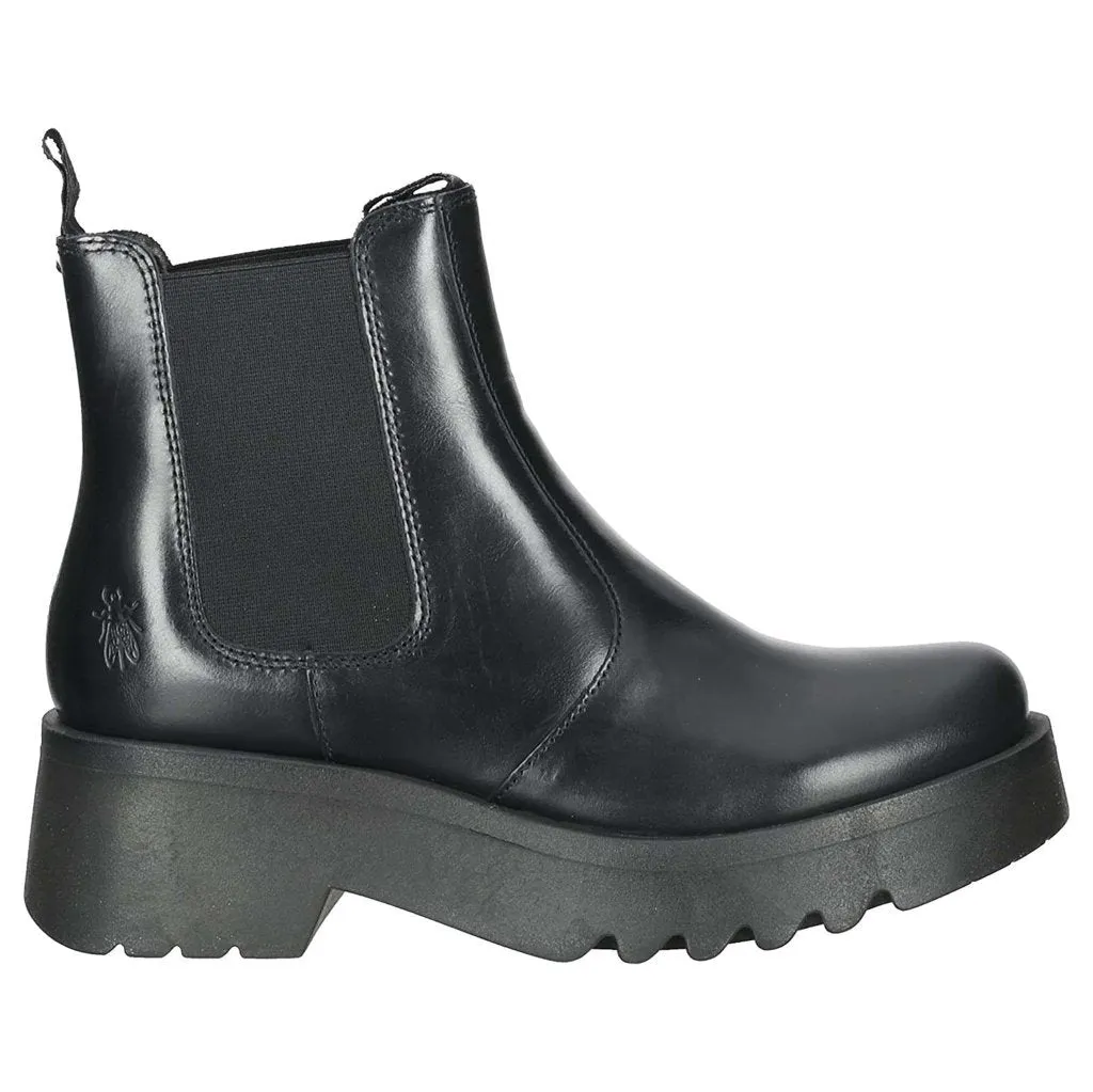 Fly London Medi789Fly Bottines Chelsea en Cuir Rug pour Femmes