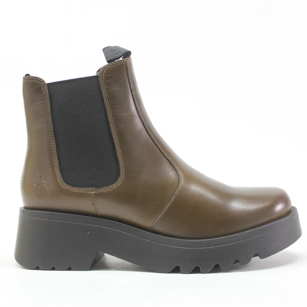 Fly London Medi789Fly Bottines Chelsea en Cuir Rug pour Femmes
